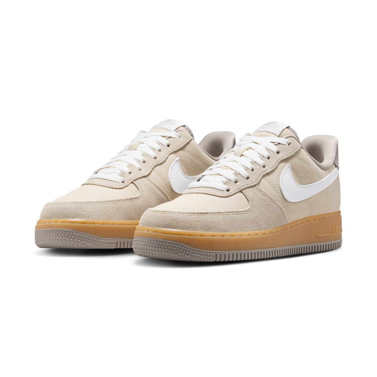 Nike Air Force 1 Low '07 Suede Canvas Khaki (Women's)
