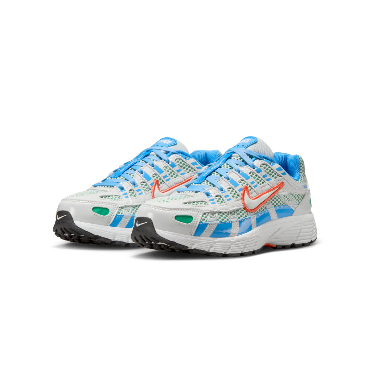 Nike P-6000 Summit White University Blue Stadium Green Magic Ember (GS)