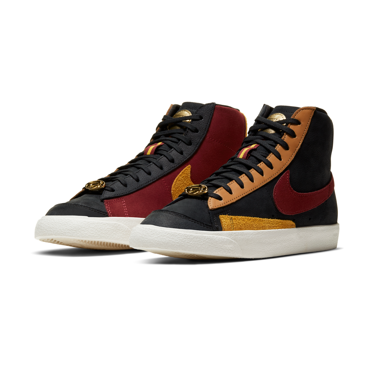 Nike Blazer Mid 77 Black Team Red University Gold (Women's) | CU6442-001