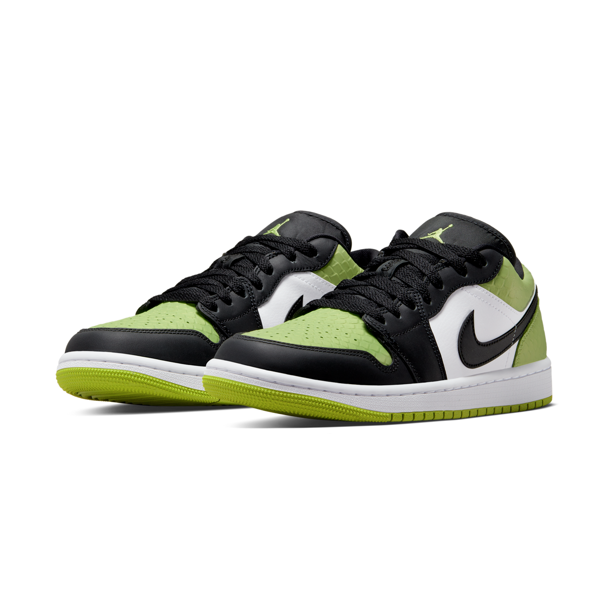 Jordan 1 Low Snakeskin Vivid Green (Women's)