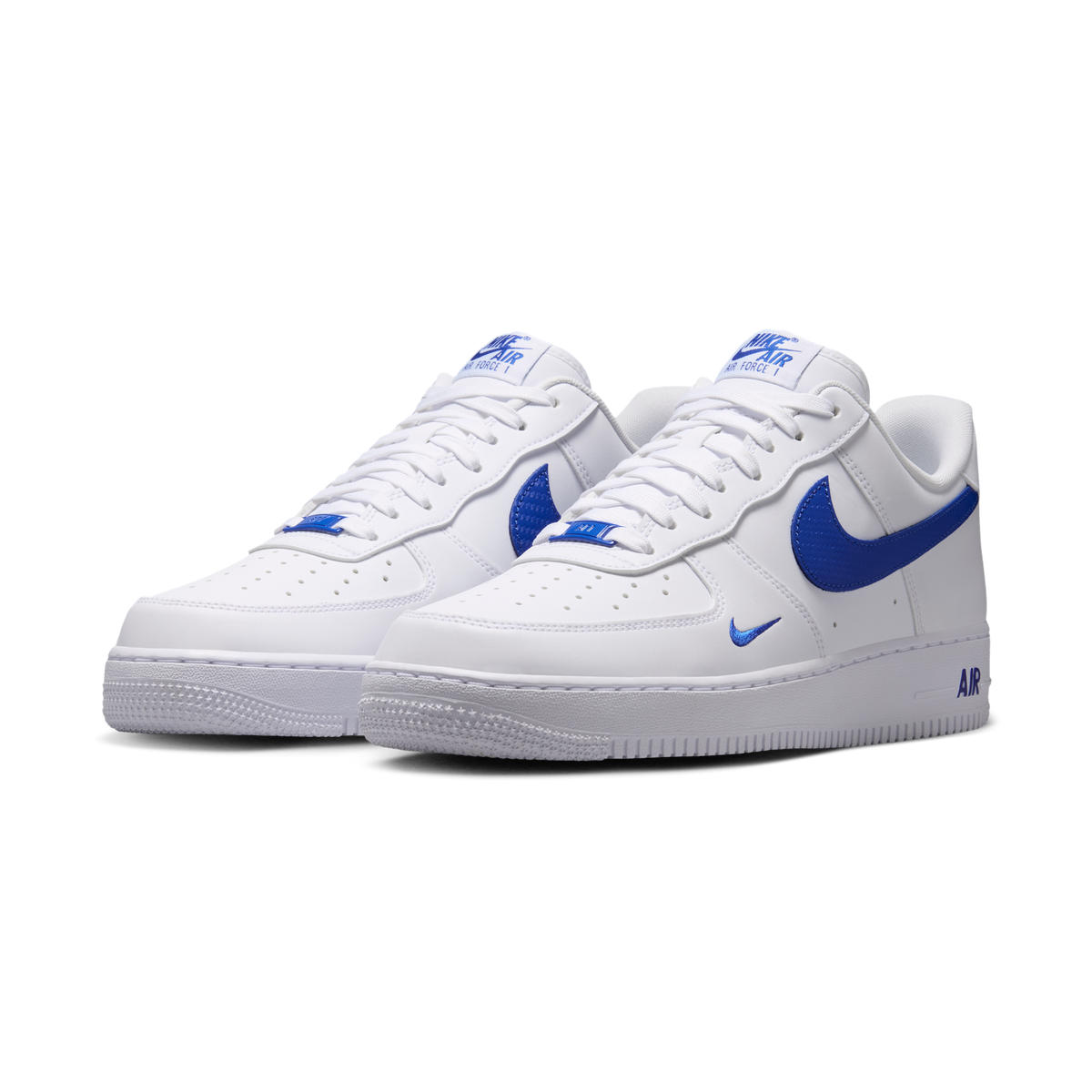 Nike Air Force 1 Low '07 Carbon Fiber Swoosh White Game Royal