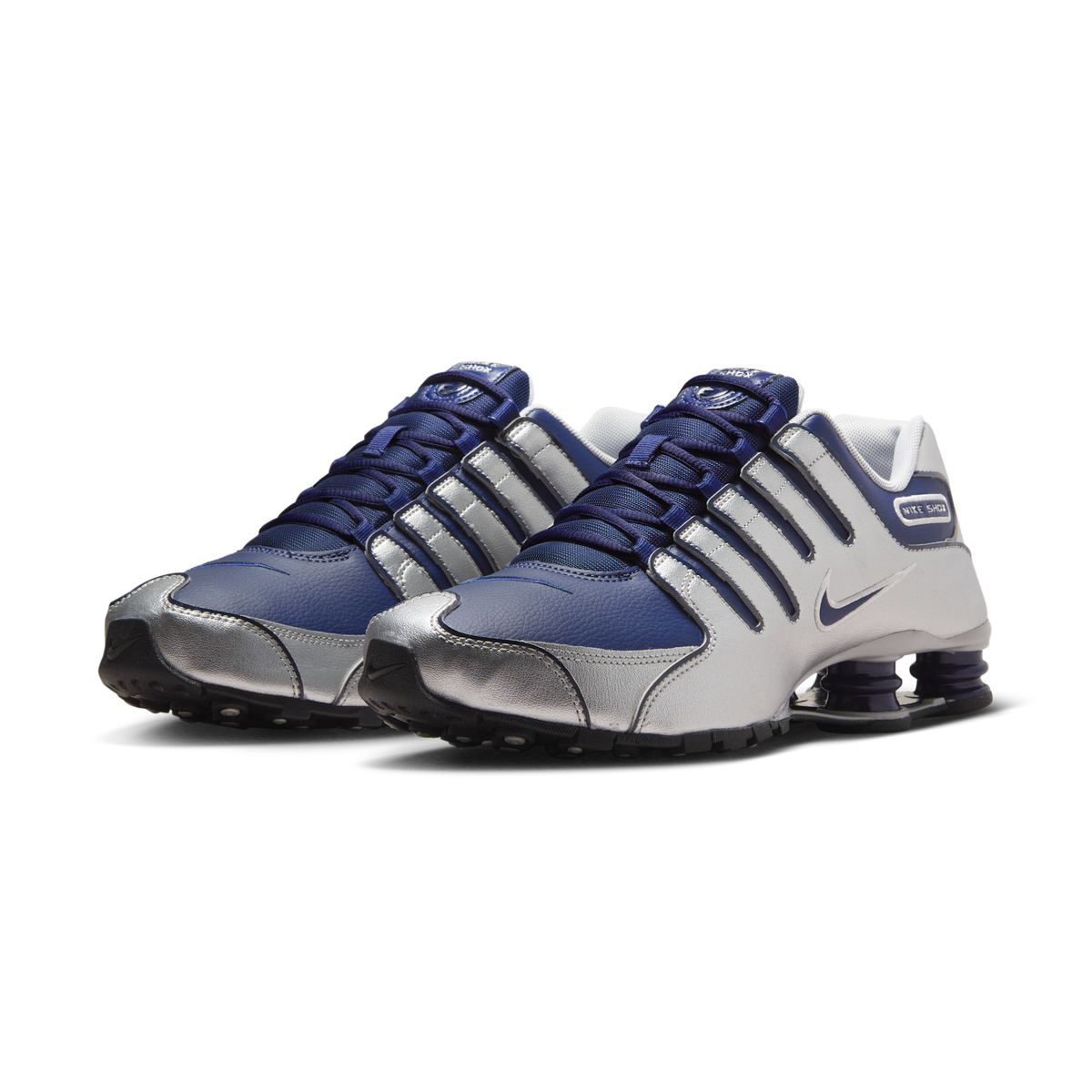 Nike Shox NZ Midnight Navy Metallic Silver | 378341-402