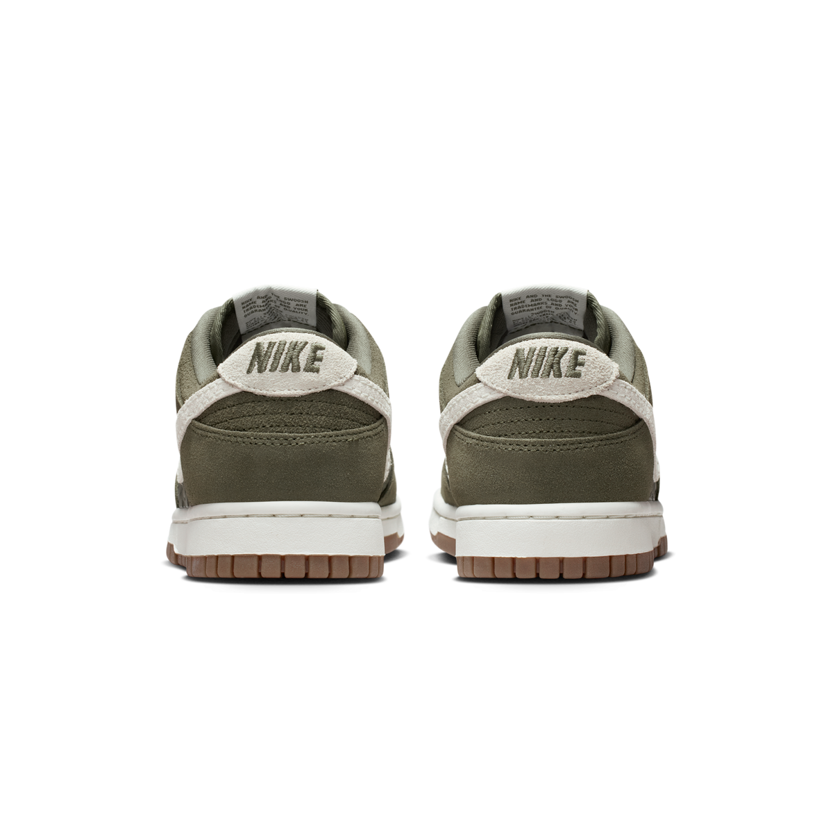 Nike Dunk Low Premium SE Woven Medium Olive Gum (Women's) | IB6161-200