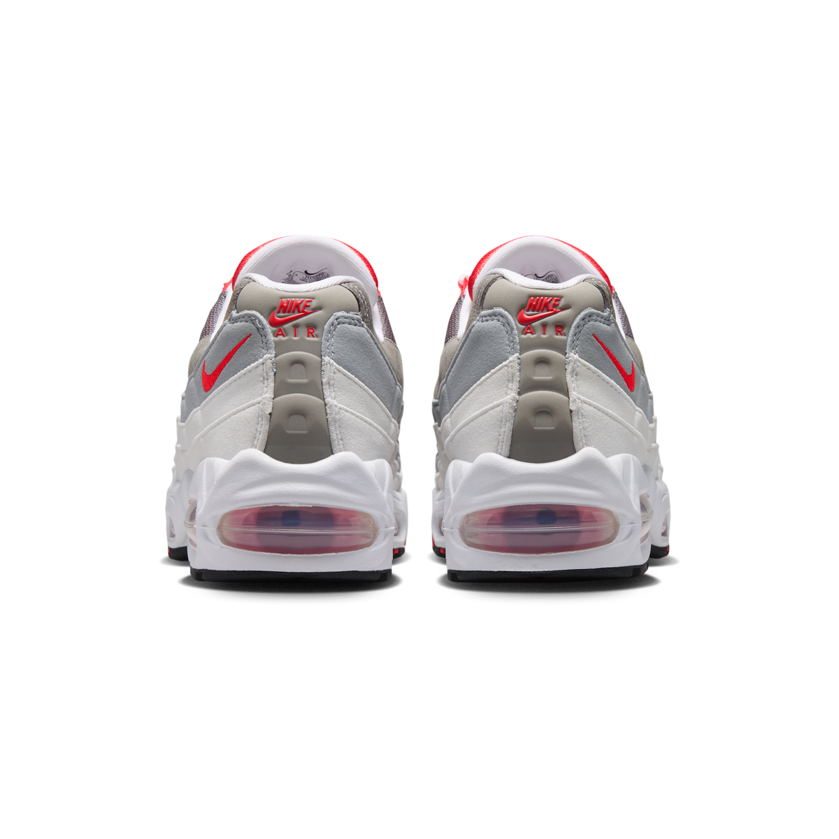 Nike Air Max 95 OG Big Bubble White Light Crimson (Women's)