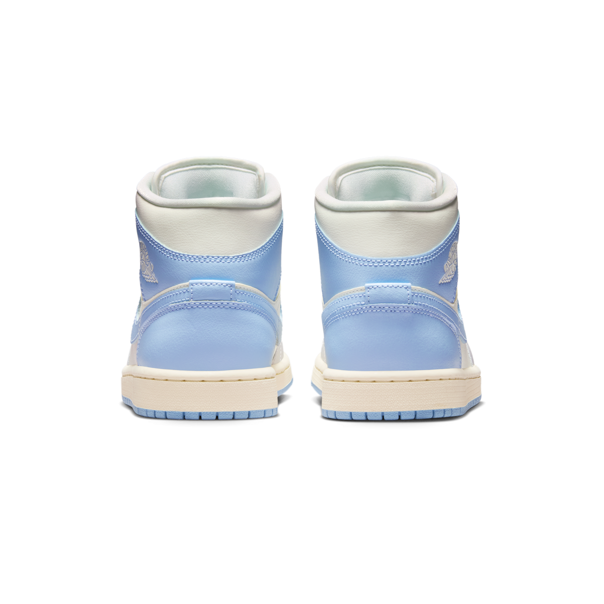 Jordan 1 Mid Psychic Blue Sail Coconut Milk (Women's)