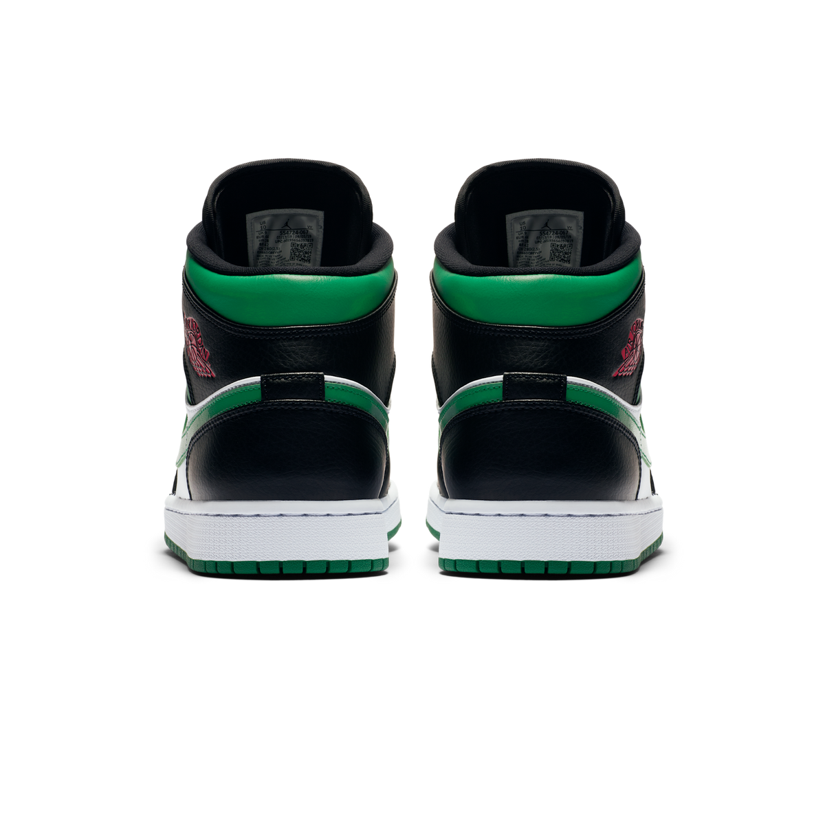 Jordan 1 Mid Green Toe