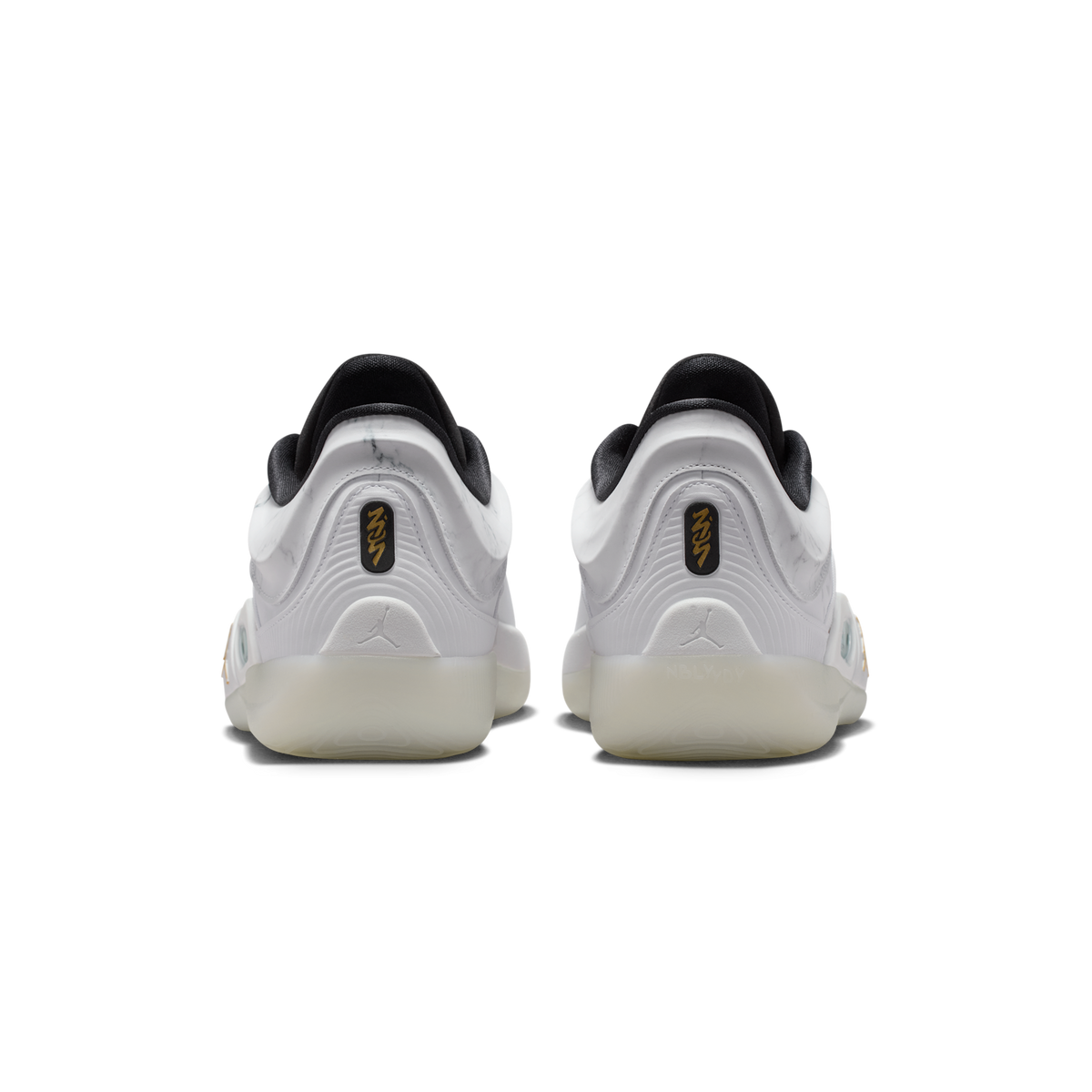 Jordan Zion 4 White Metallic Gold