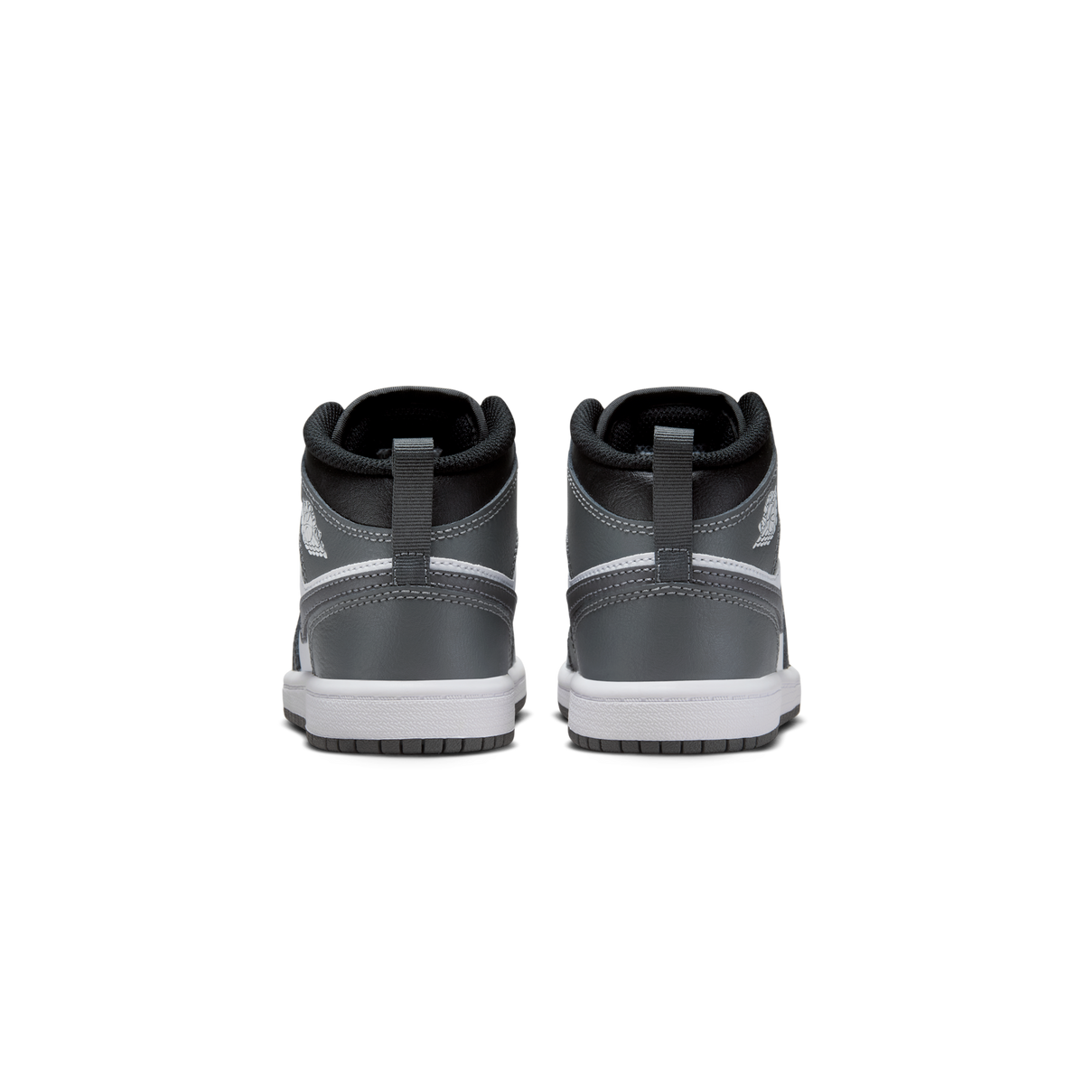 Jordan 1 Mid Black White Iron Grey (PS)