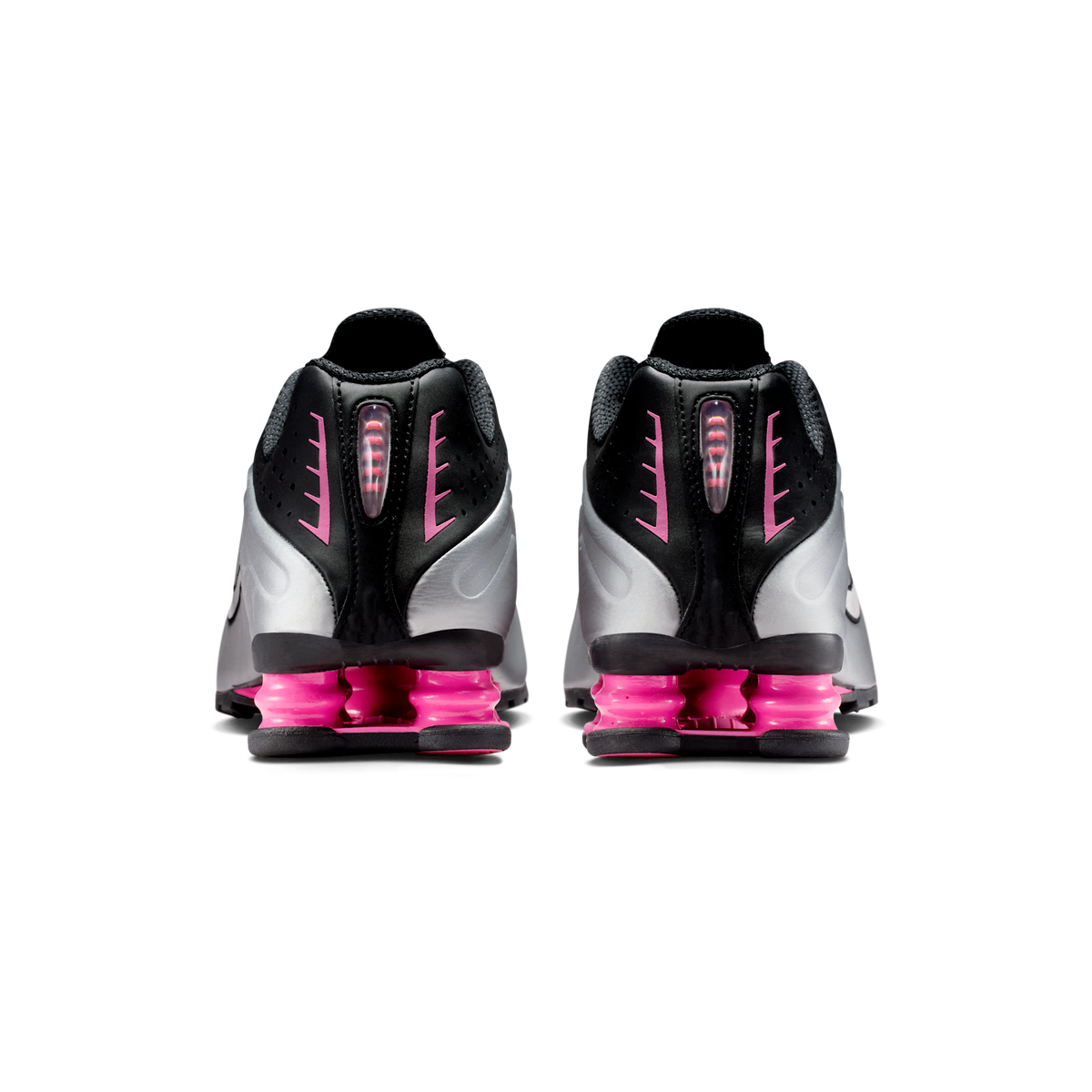 Nike Shox R4 Black Metallic Silver Pinksicle (Women's) | AR3565-012