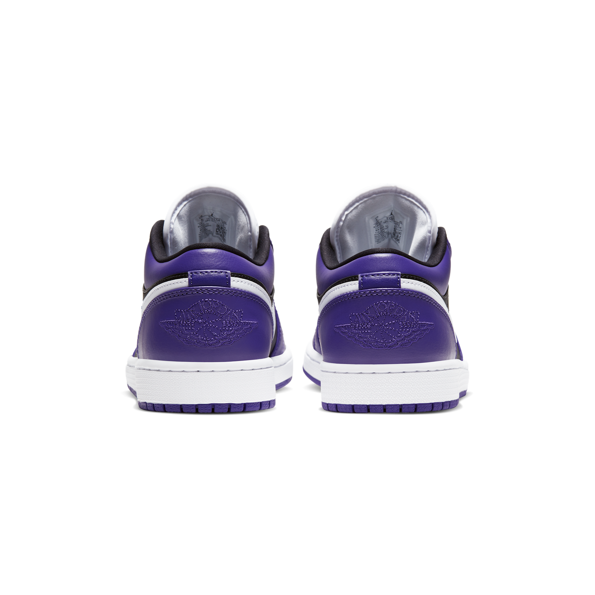 Jordan 1 Low Court Purple Black