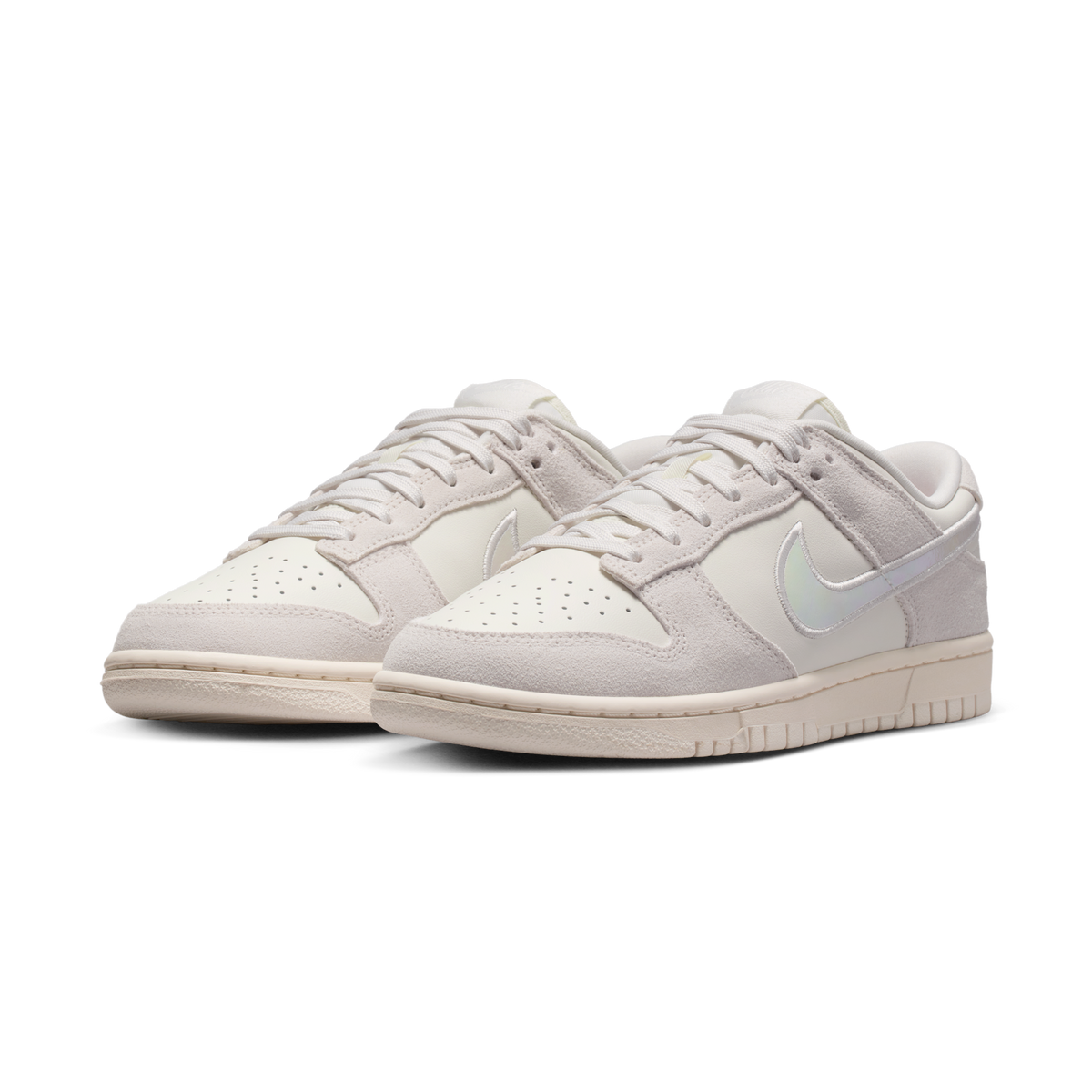 Nike Dunk Low Sail Iridescent Swoosh (Women's) | HF5074-133