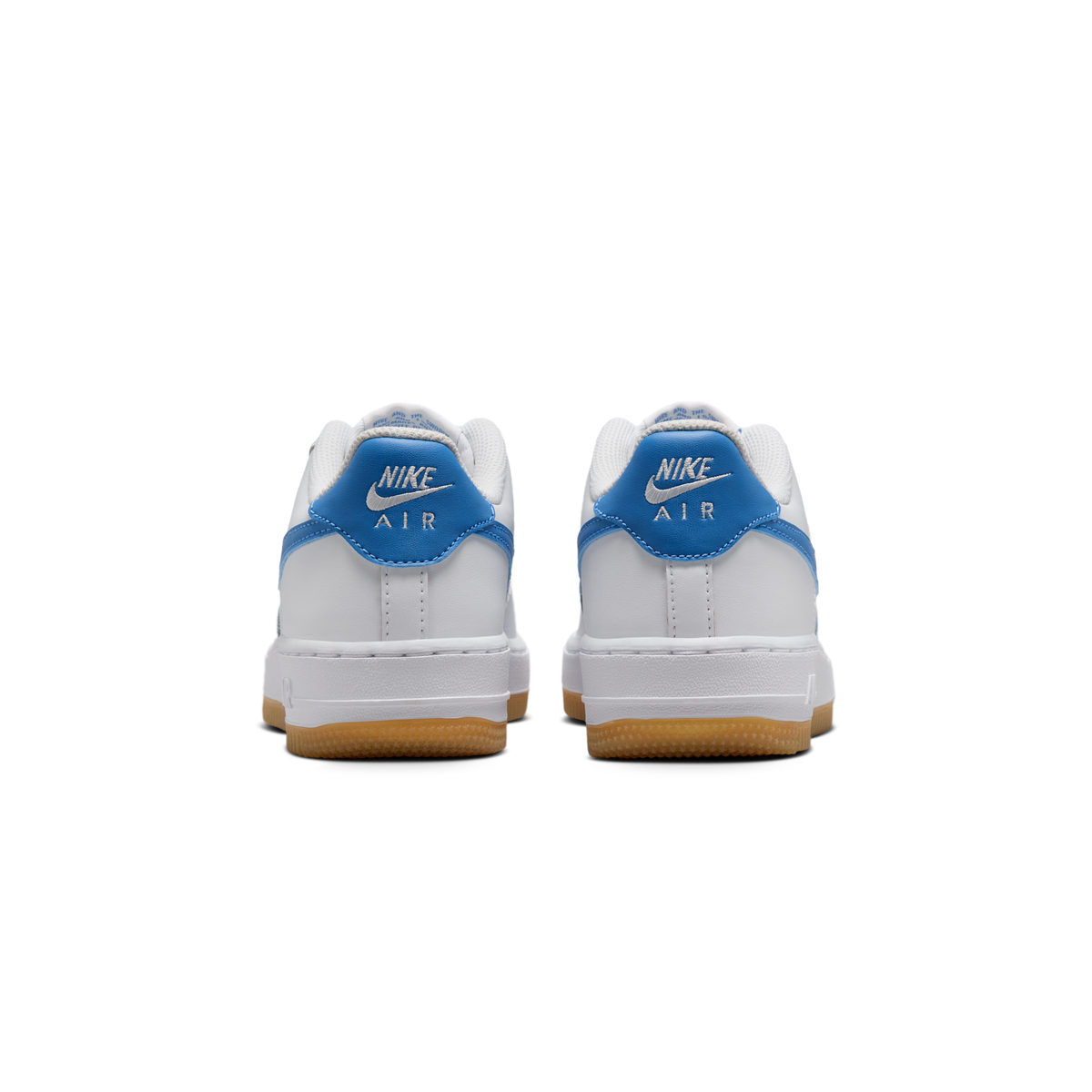 Nike Air Force 1 Low White Gum Light Brown Blue Beyond (GS)