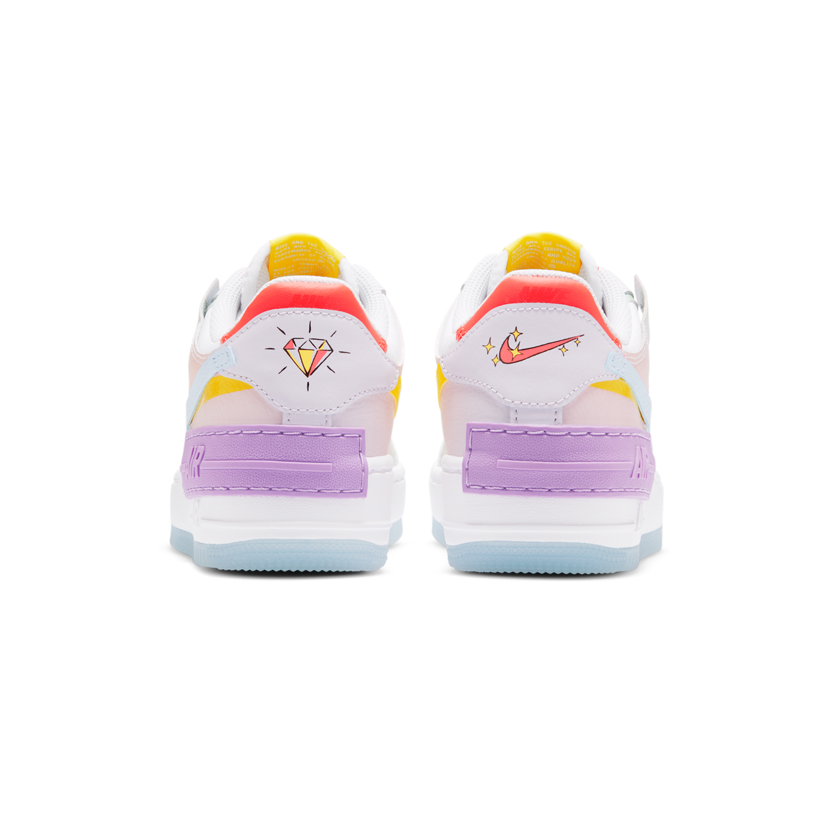 Nike Air Force 1 Low Shadow White Hydrogen Blue Purple (Women's)