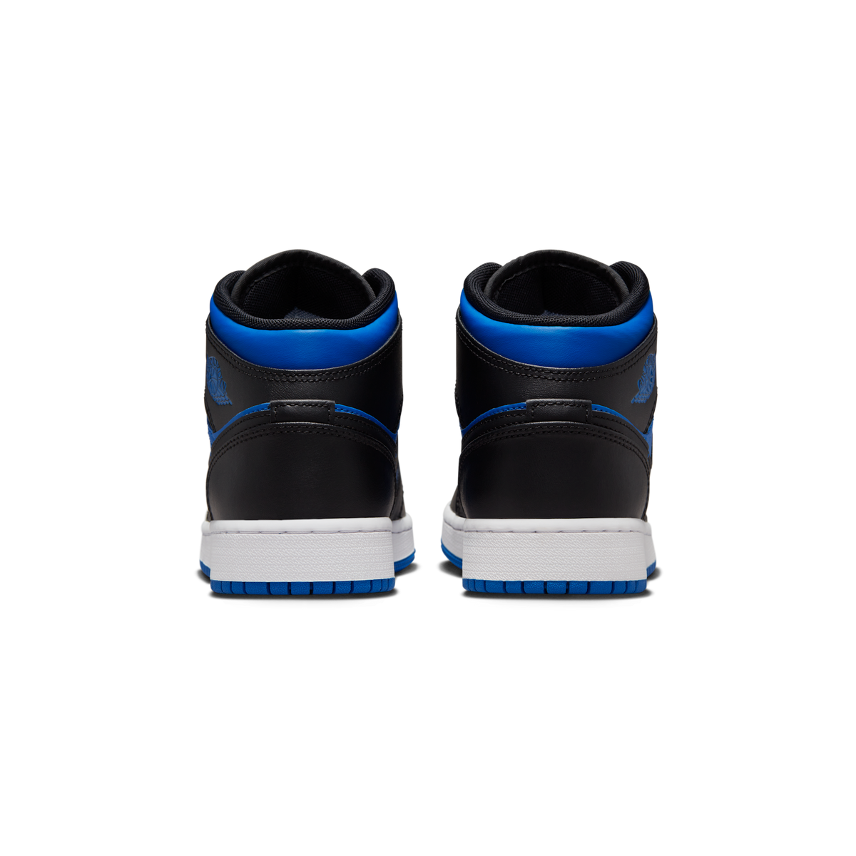 Jordan 1 Mid Black Royal Blue (GS)