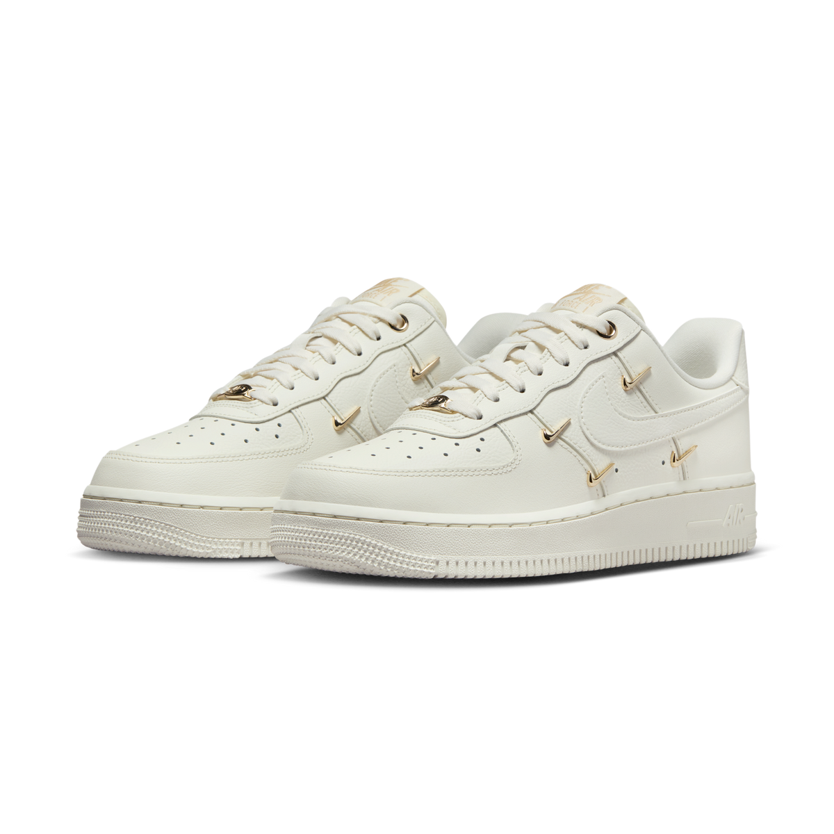 Nike Air Force 1 '07 LX CN Sail Gold Mini Swooshes (Women's)