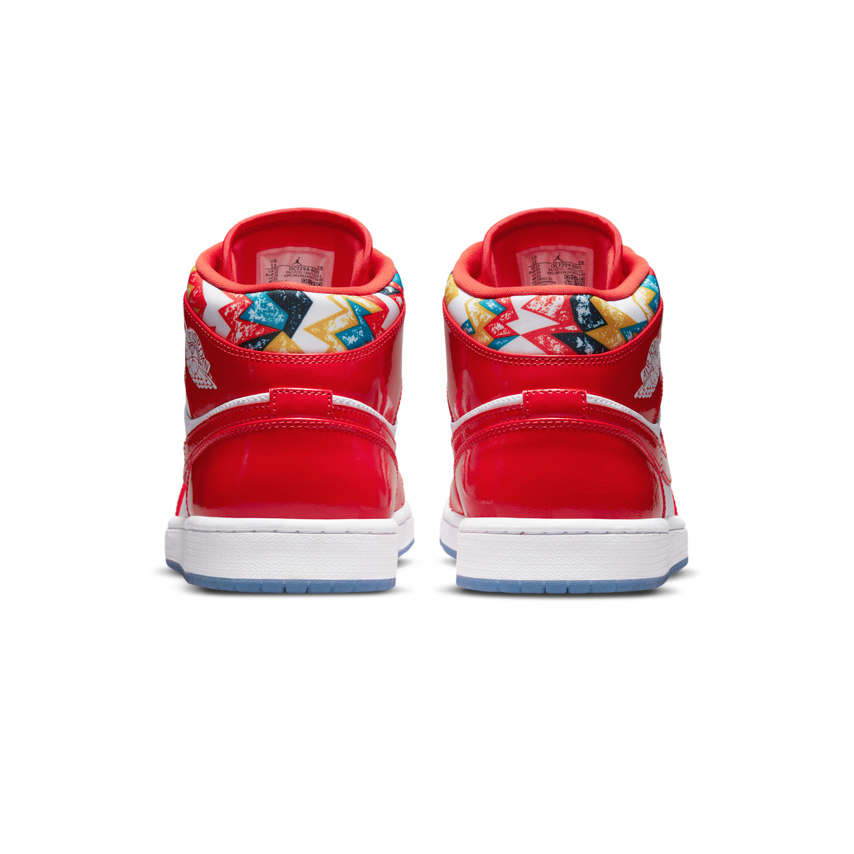 Jordan 1 Mid Barcelona Sweater Red Patent