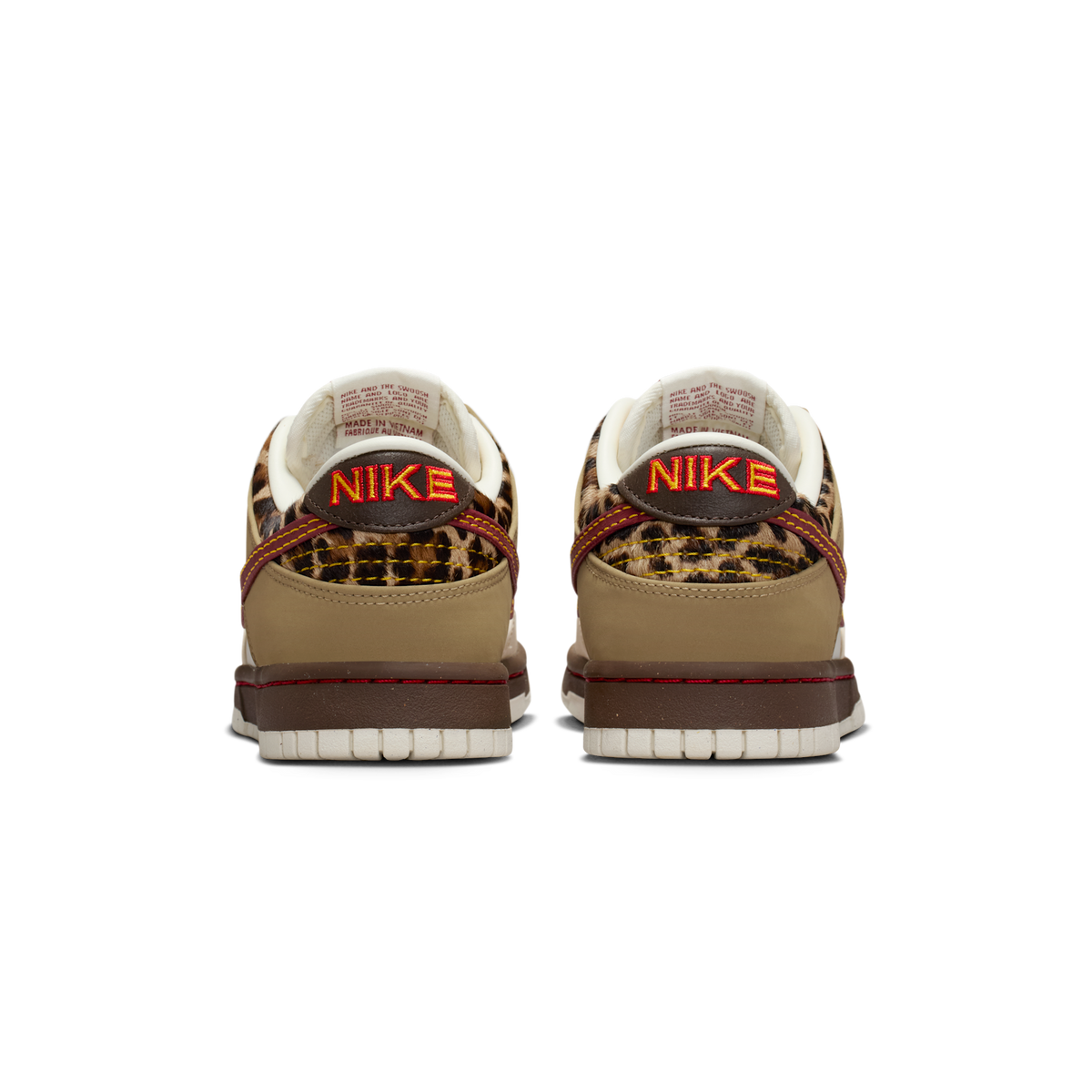 Nike Dunk Low Retro Khaki Team Red Pearl White (Women's)