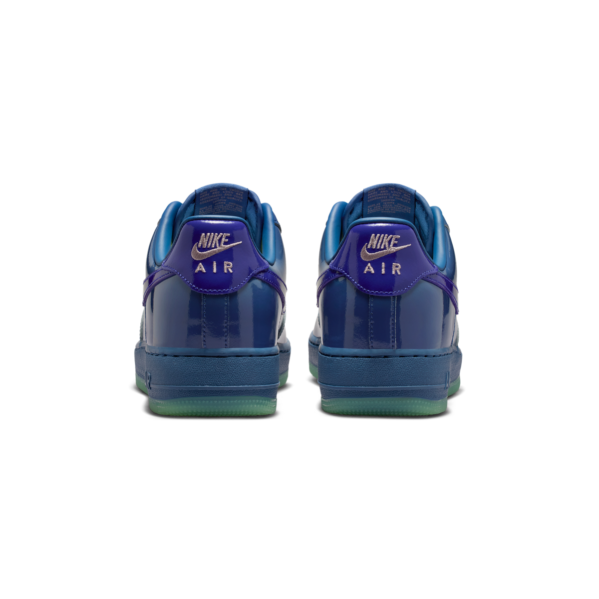 Nike Air Force 1 Low Patent Leather Mystic Navy Grape Ice