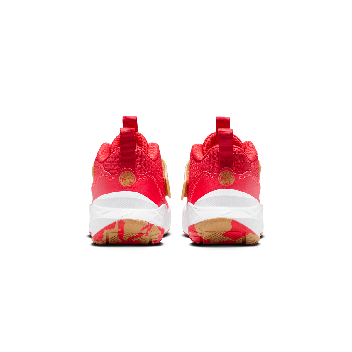 Nike Team Hustle D 12 University Red Metallic Gold (PS)
