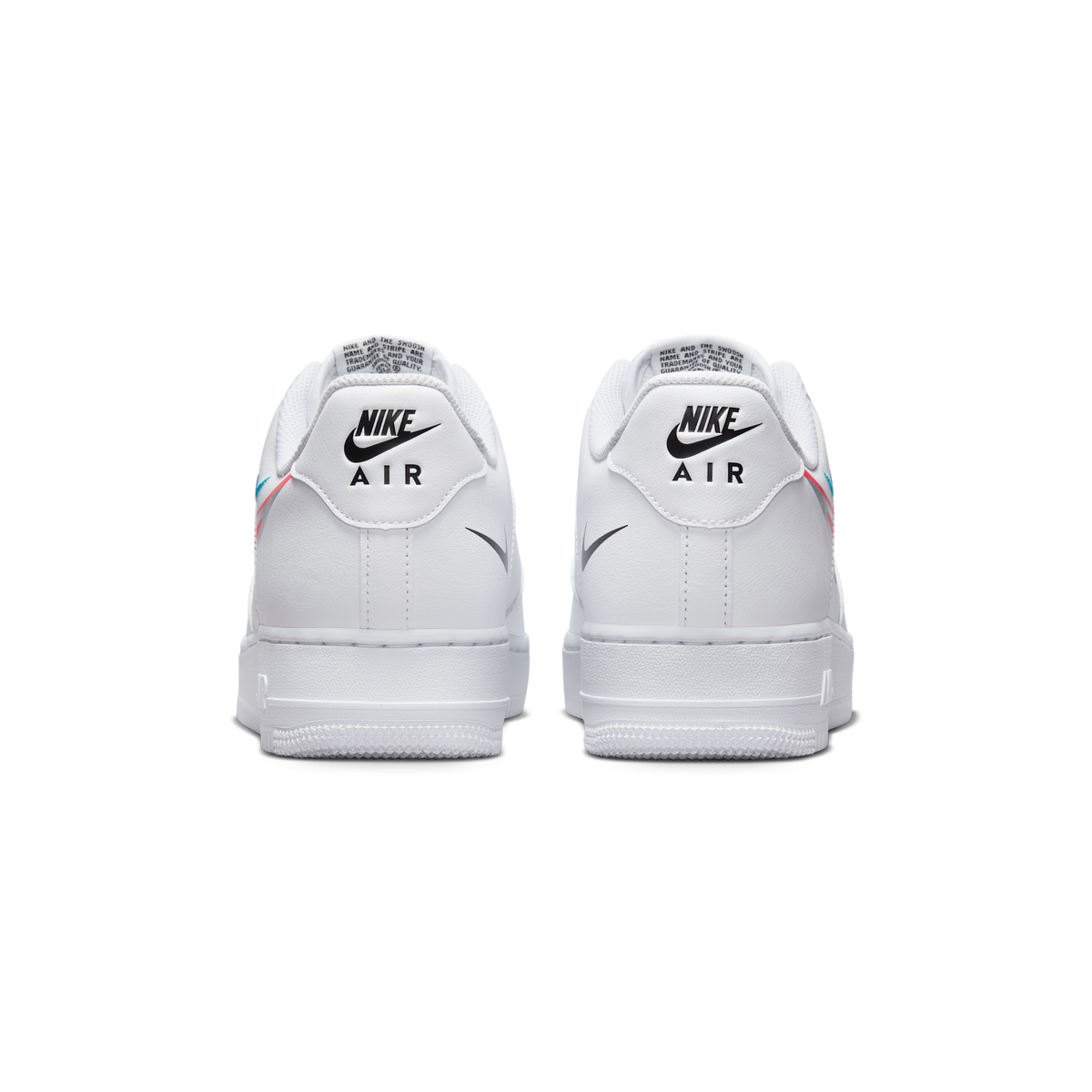 Nike Air Force 1 Low '07 Quadruple Swoosh White Navy Crimson