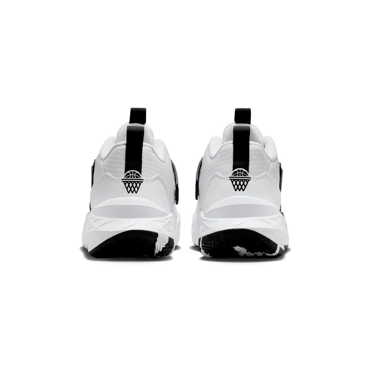 Nike Team Hustle D 12 White Black (GS)