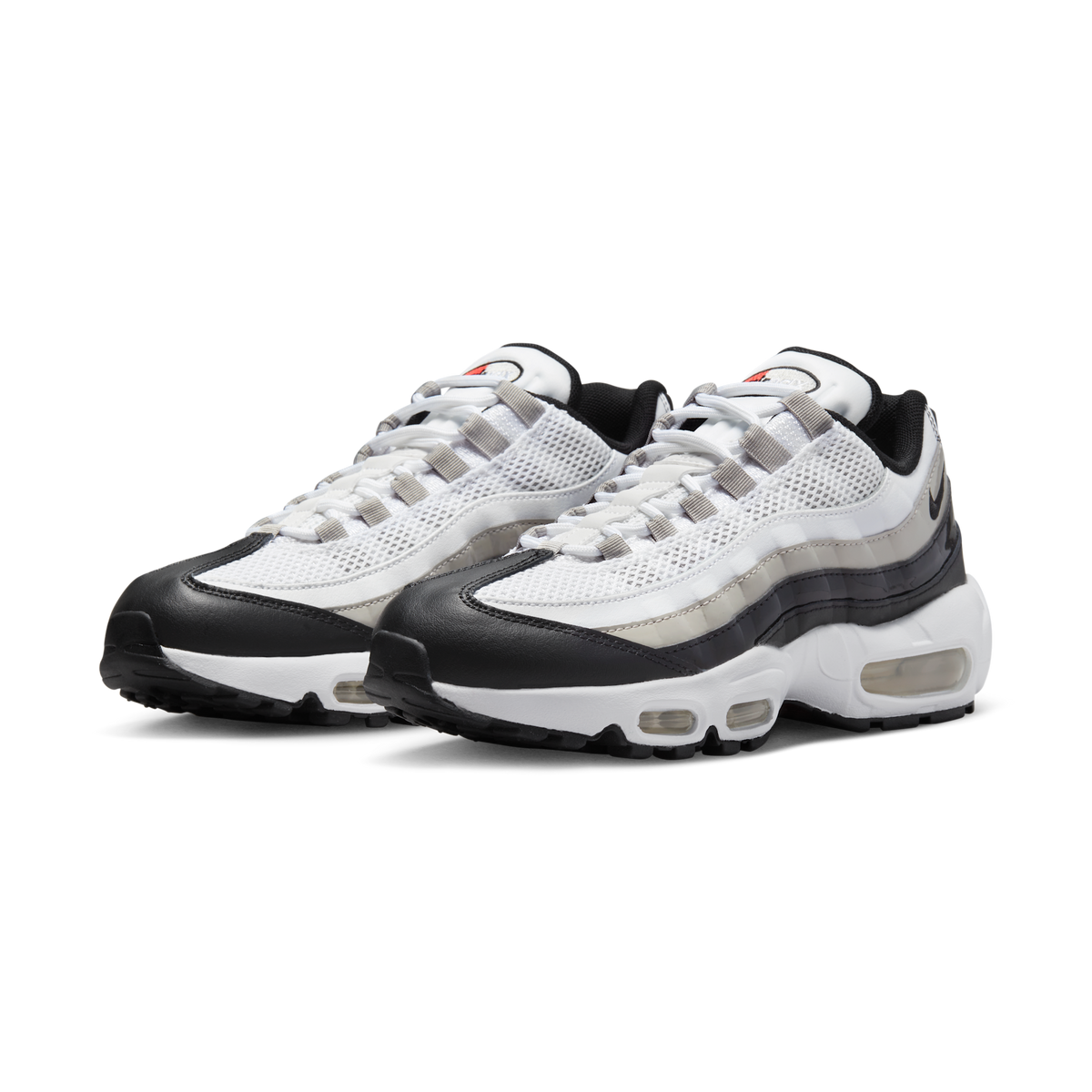 Nike Air Max 95 White Light Iron Ore Black Patent (Women's) | DR2550-100