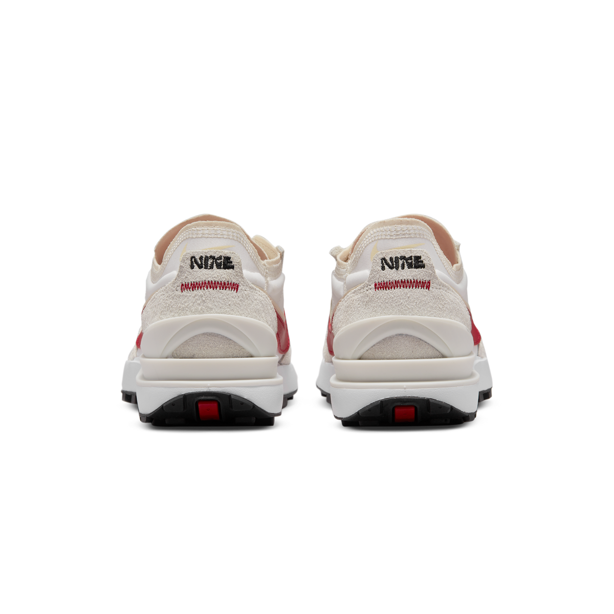 Nike Waffle One SE Sail Pearl White Black Gym Red (Women's) | DX4309-100