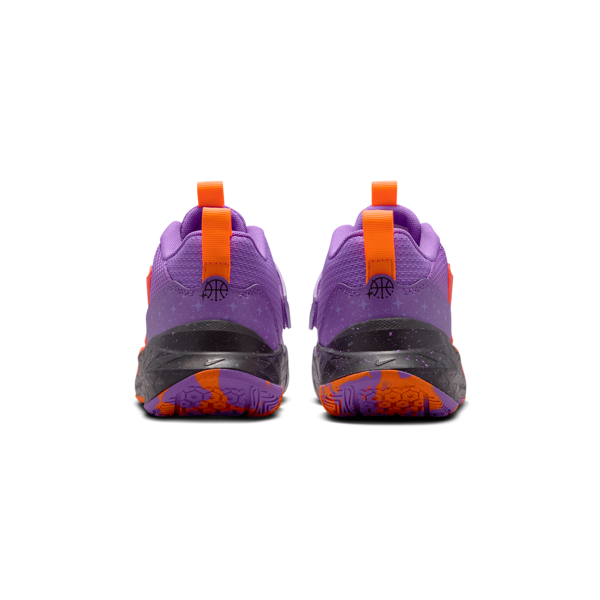 Nike Team Hustle D 12 Bright Violet Total Orange (GS)