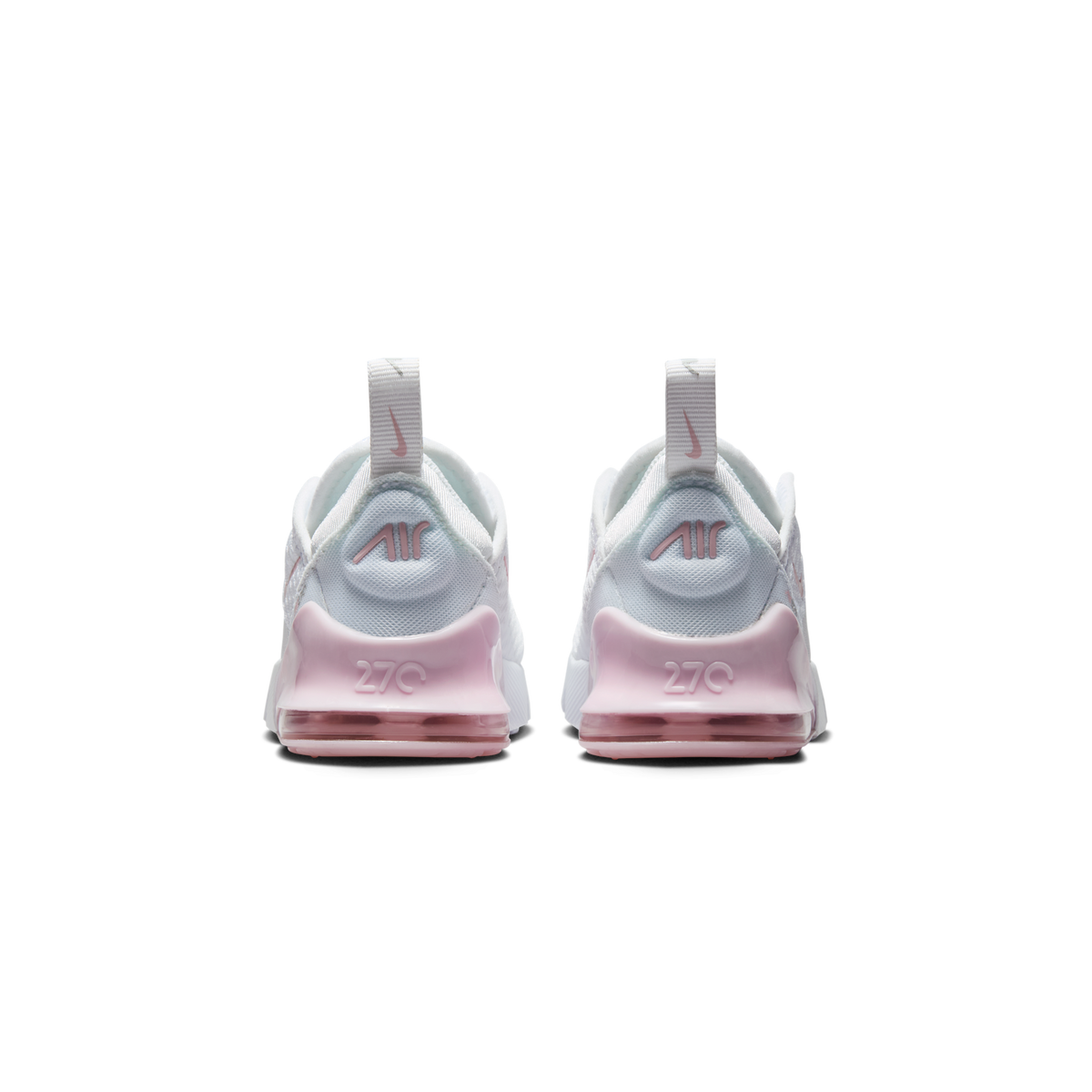 Nike Air Max 270 White Light Smoke Grey Pink Foam (TD)