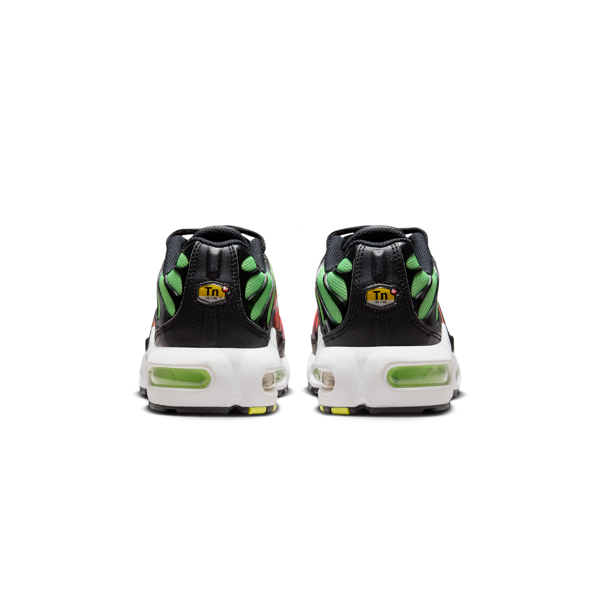 Nike Air Max Plus Black Green Strike Flash Crimson White (GS)