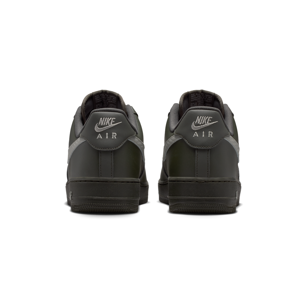Nike Air Force 1 Low '07 Carbon Fiber Swoosh Newsprint College Grey