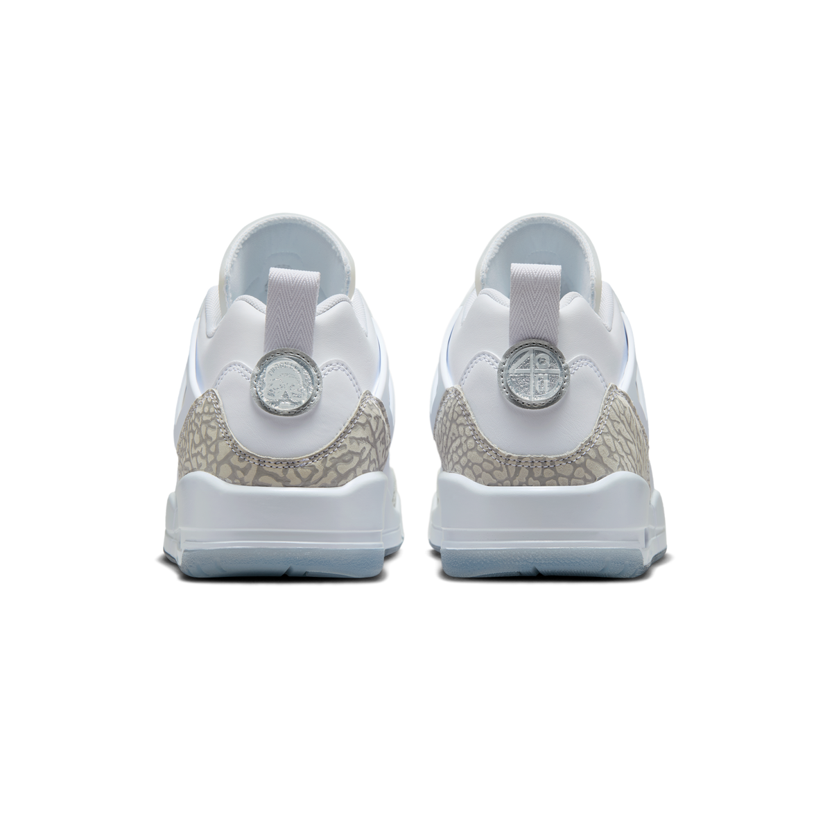 Jordan Spizike Low White Metallic Silver Barely Blue Neutral Grey