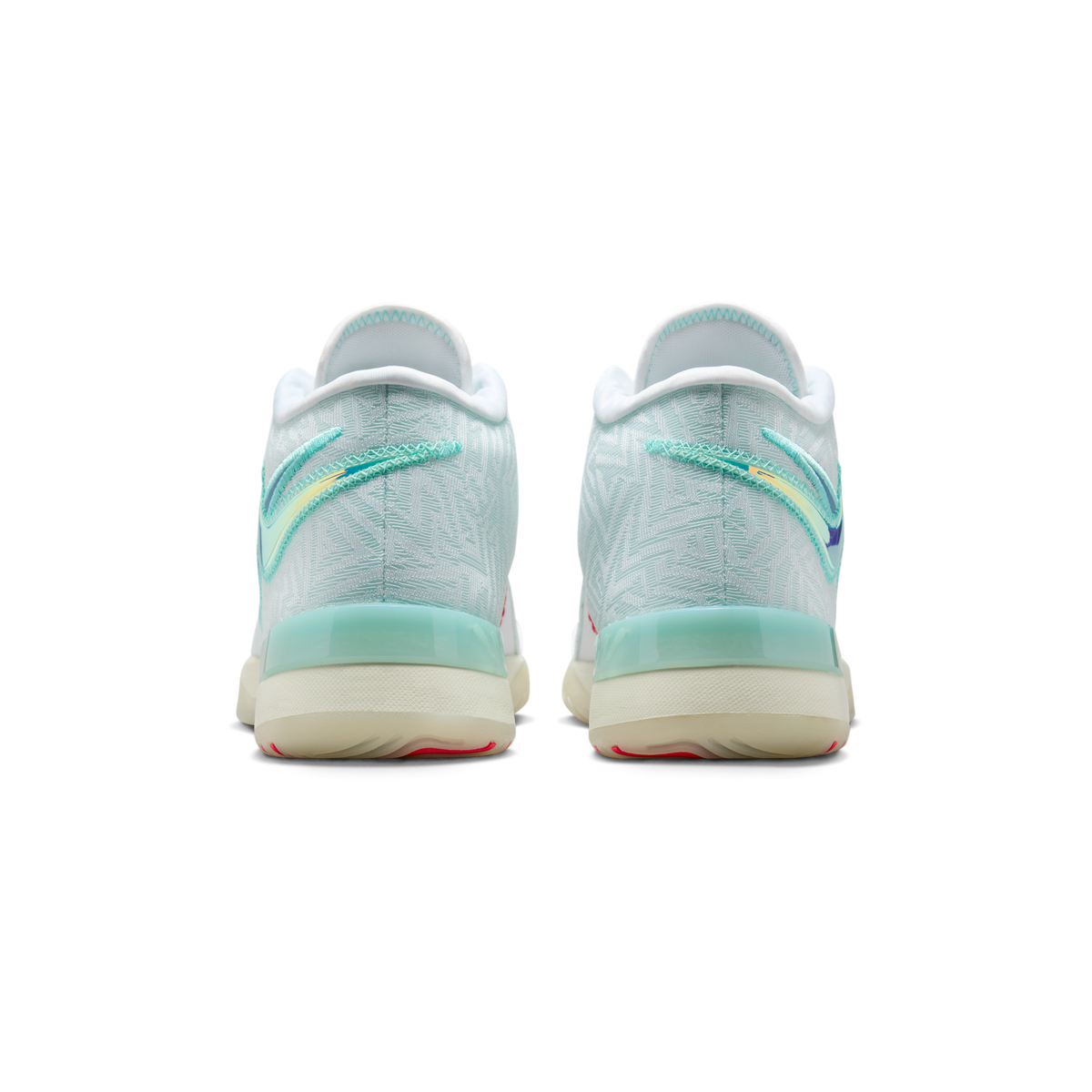 Nike LeBron NXXT Genisus White Aurora Green Siren Red Aegean Storm | HF0712-101