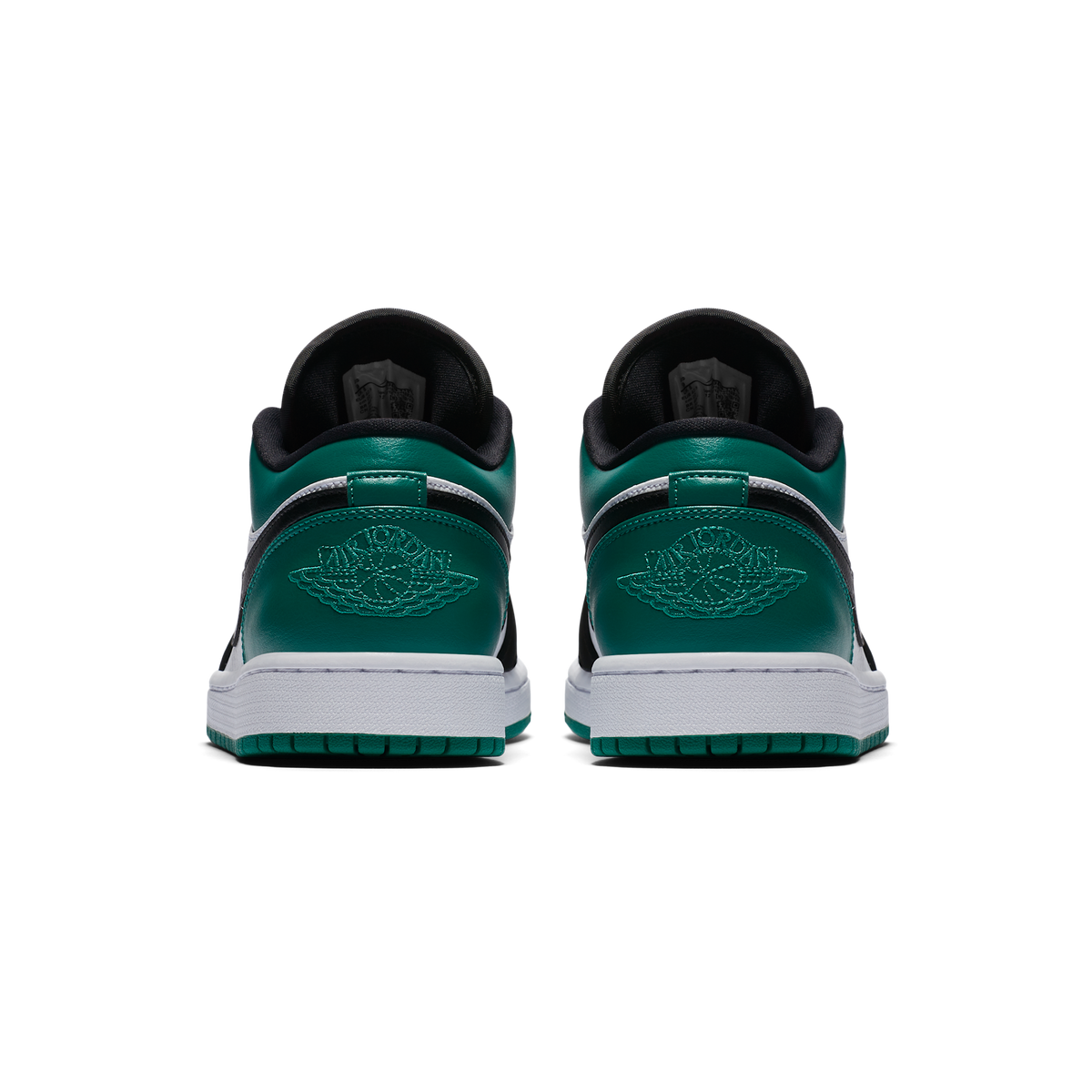 Jordan 1 Low White Black Mystic Green