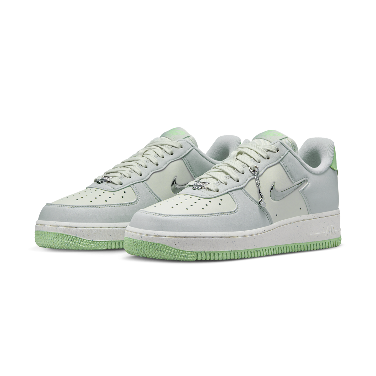 Nike Air Force 1 Low '07 SE Next Nature Sea Glass Vapor Green Liquid Metal (Women's)