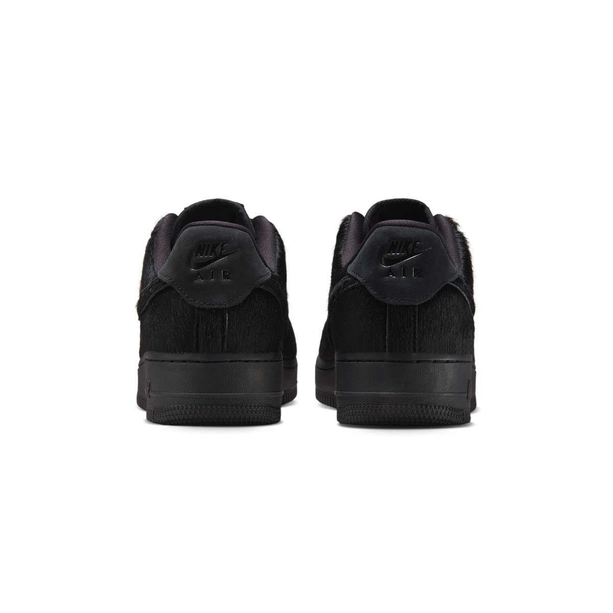 Nike Air Force 1 Low '07 Triple Black Pony Hair (Women's)