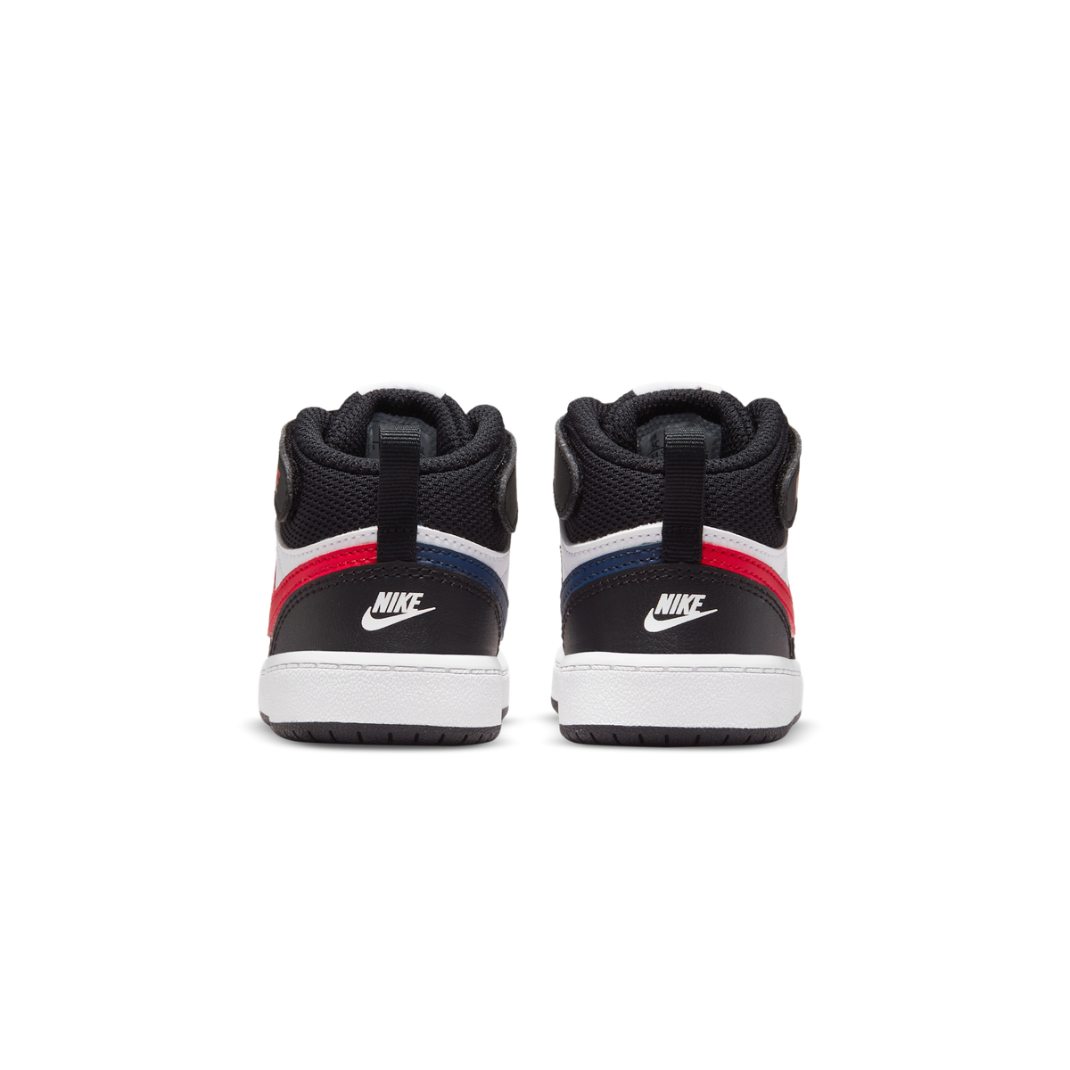 Nike Court Borough Mid 2 White Black University Red (TD)