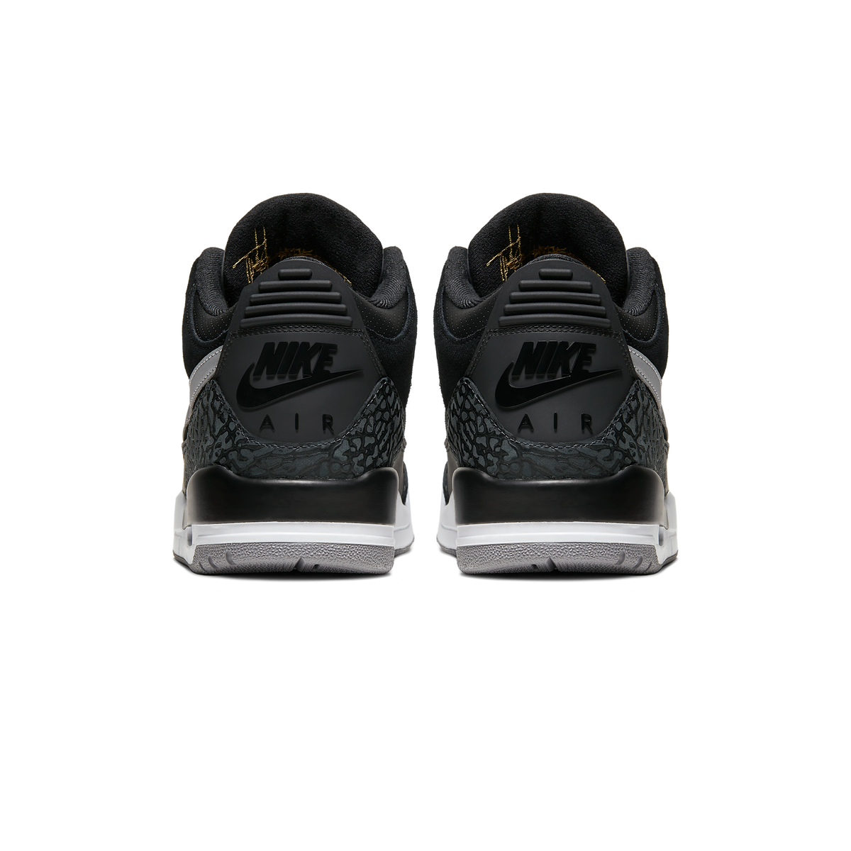 Jordan 3 Retro Tinker Black Cement Gold