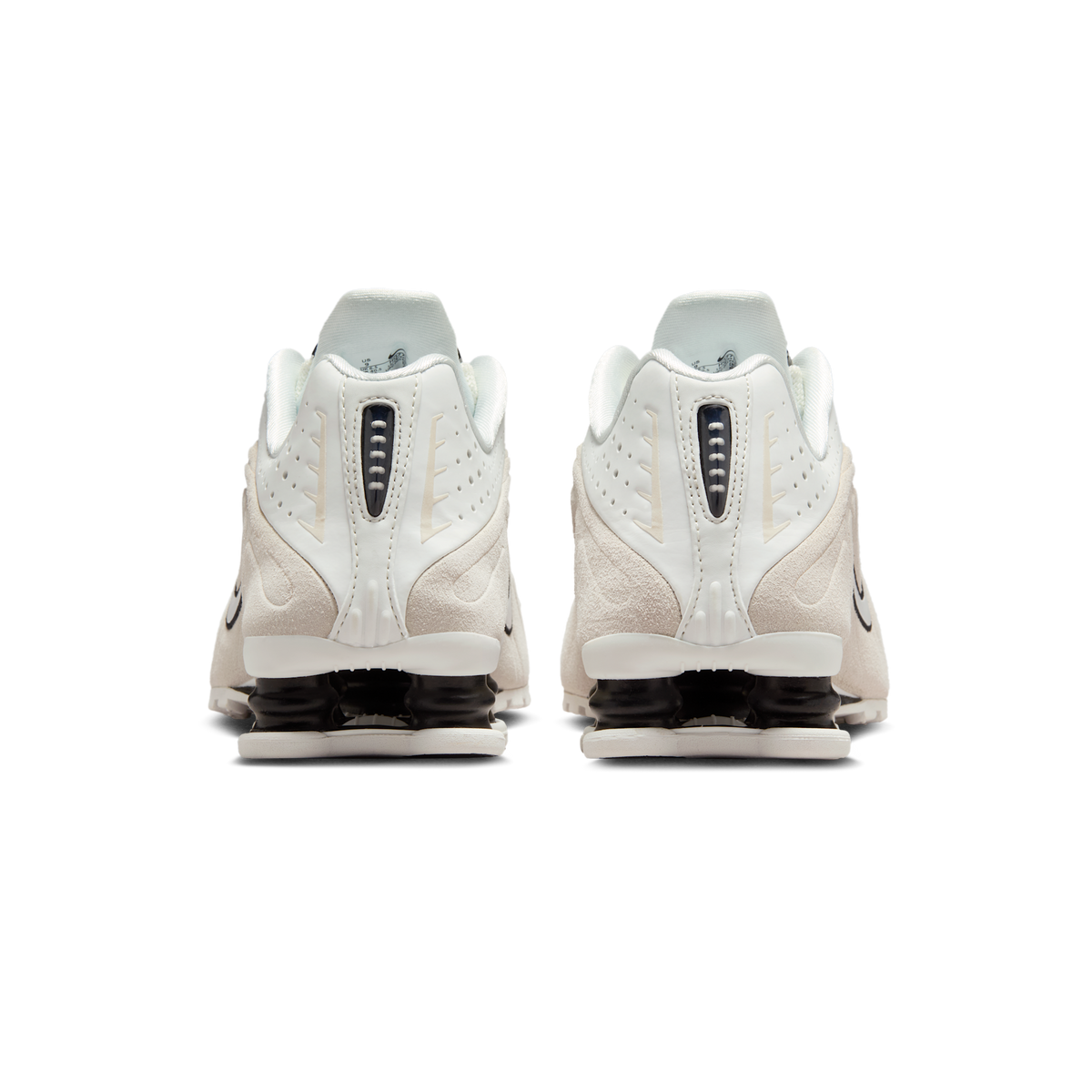 Nike Shox R4 White Black Suede (Women's) | HQ7739-100