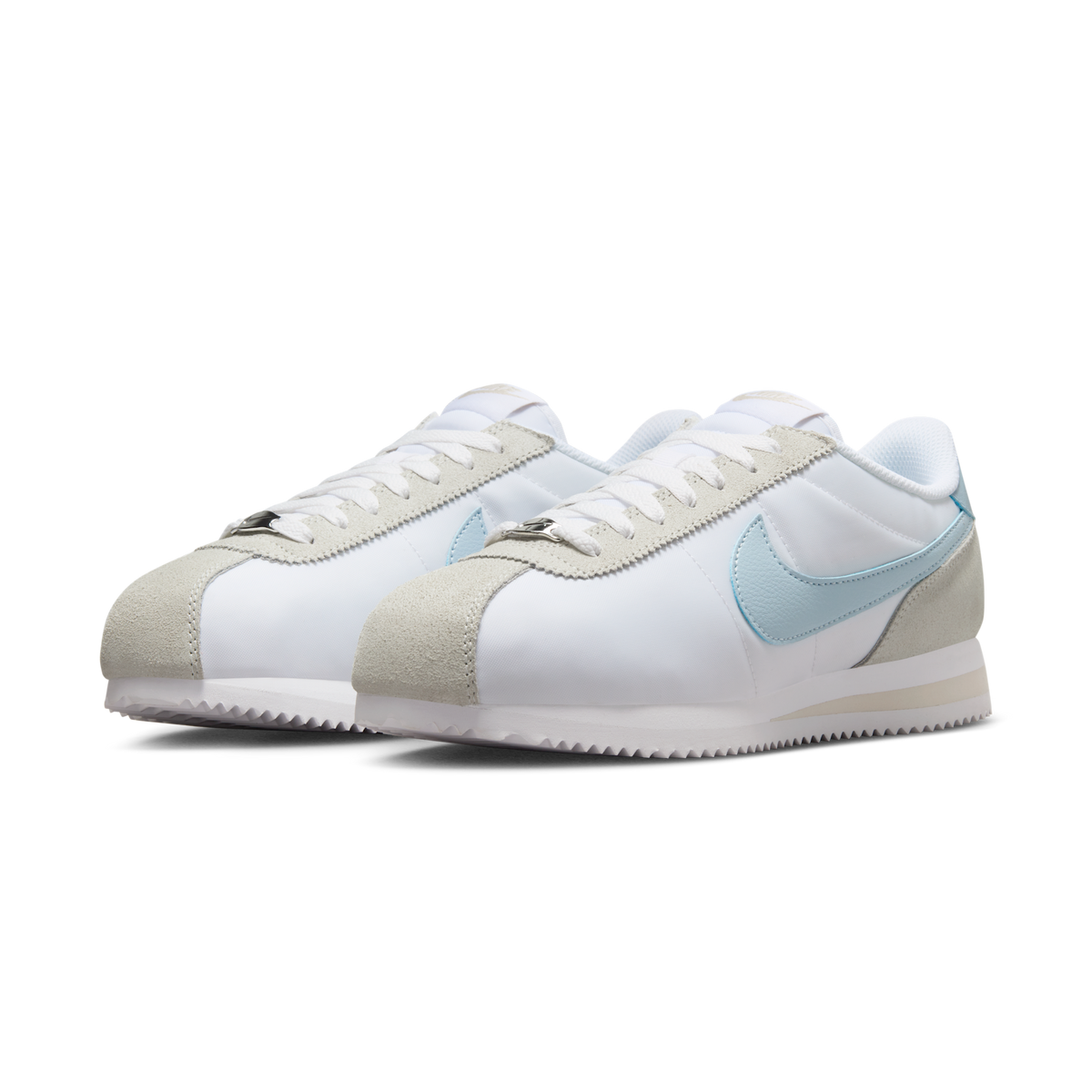 Nike Cortez Textile White Light Orewood Brown Summit White Light Armory Blue (Women's) | DZ2795-100