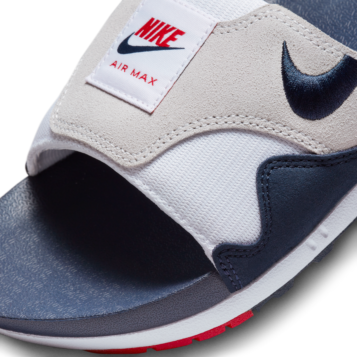Nike Air Max 1 Slide Obsidian University Red