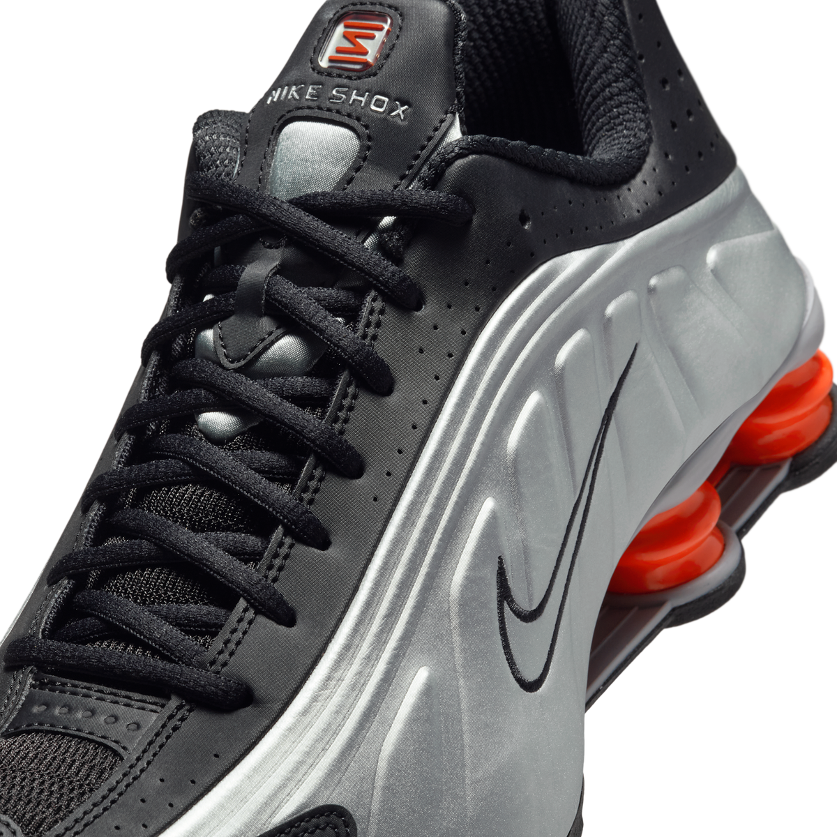 Nike Shox R4 Black Metallic Silver (2025)