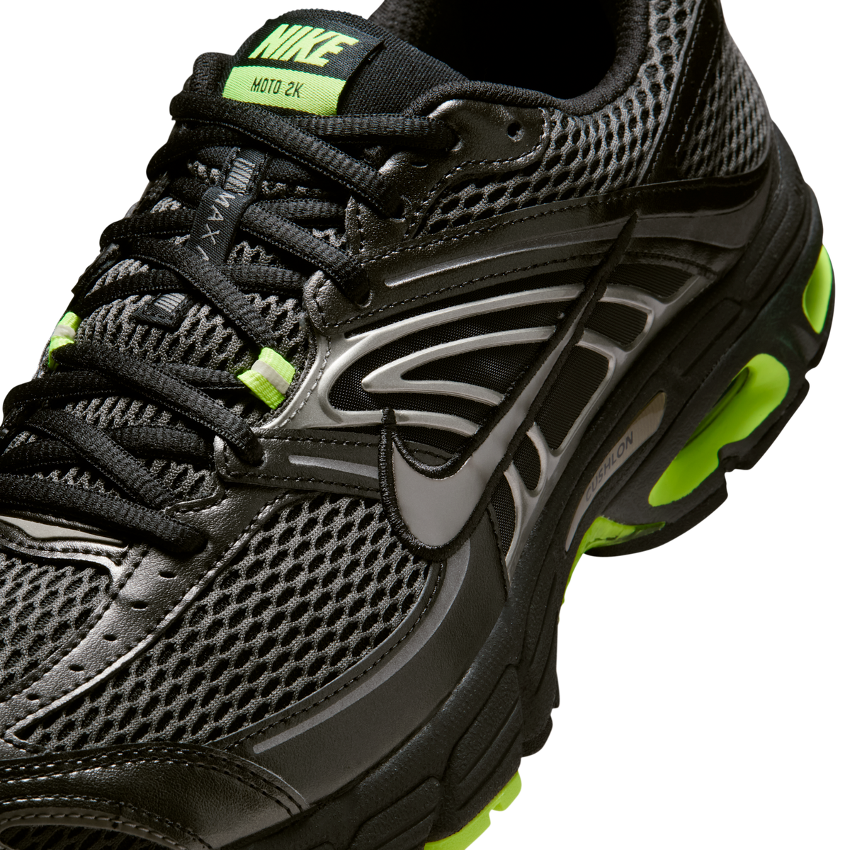Nike Air Max Moto 2K Black Volt Metallic Pewter | IO9279-002