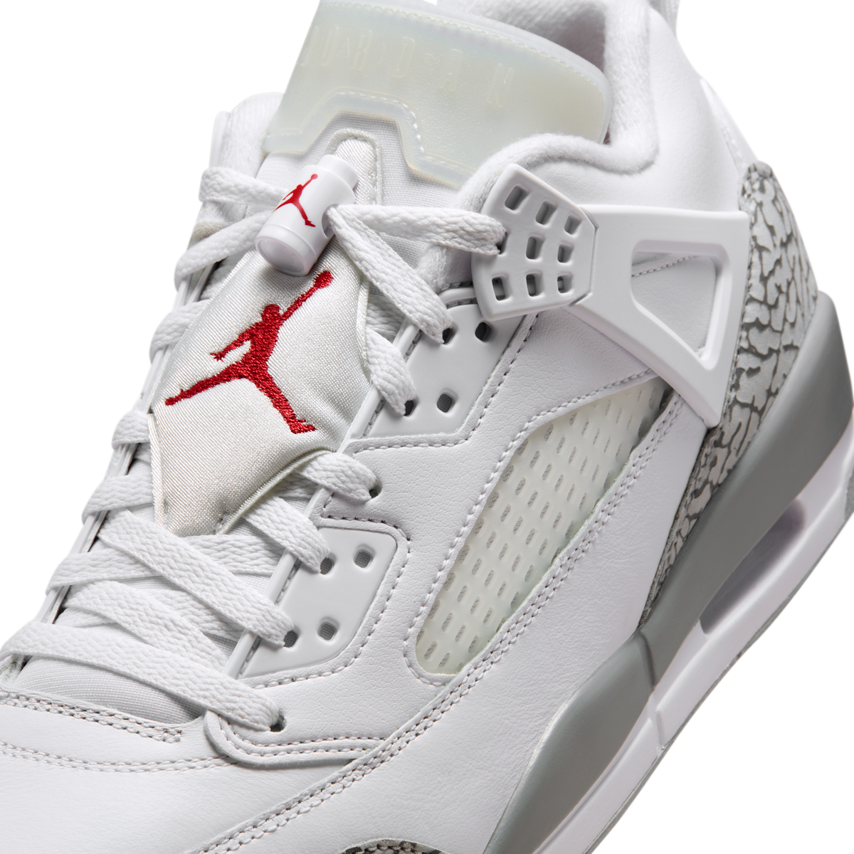 Jordan Spizike Low White Cement