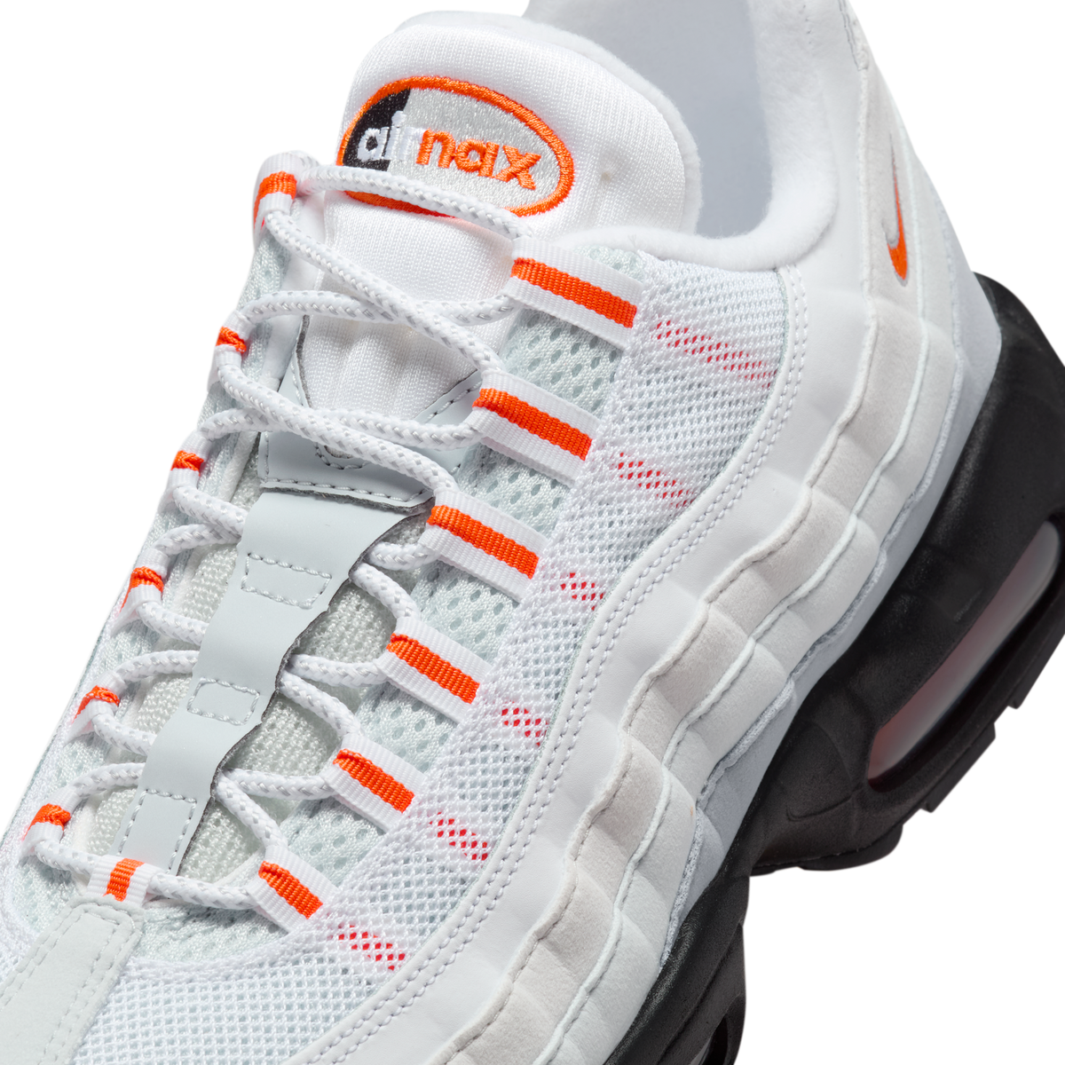 Nike Air Max 95 Wolf Grey Safety Orange Pure Platinum