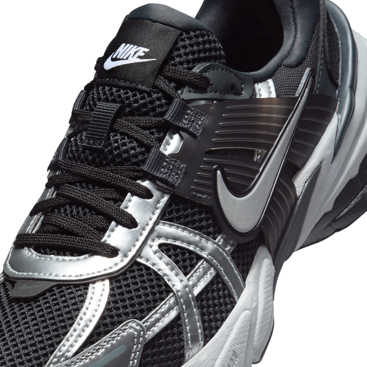 Nike V2K Run Black Metallic Silver (Women's) | FD0736-005