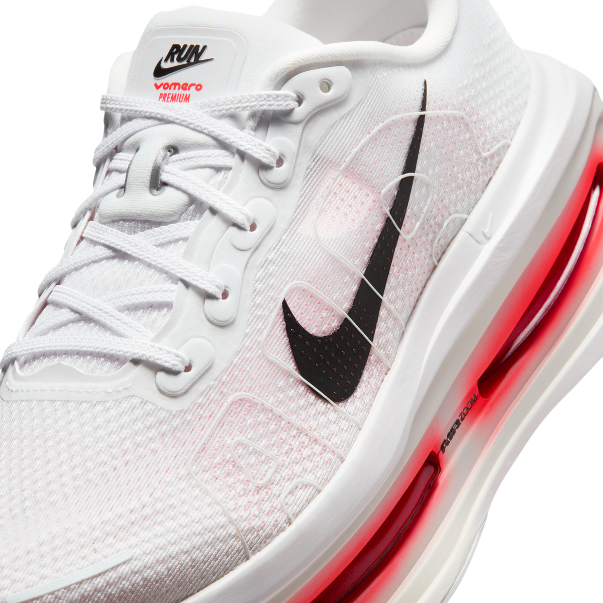 Nike Vomero Premium White Bright Crimson