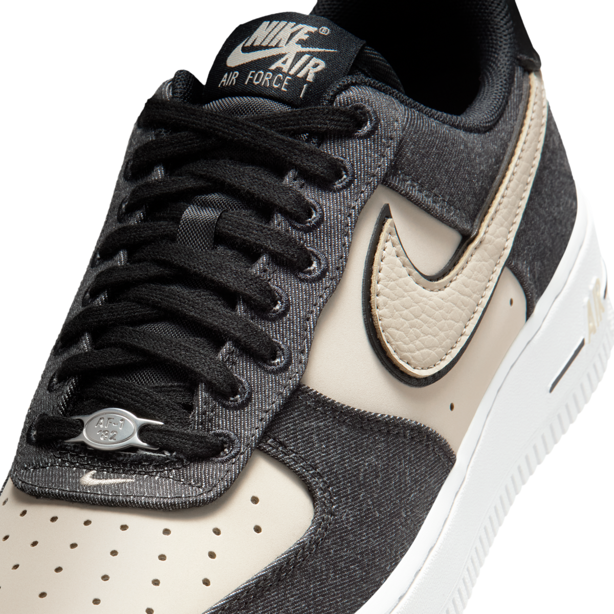 Nike Air Force 1 Low '07 SE Black Denim Net (Women's)