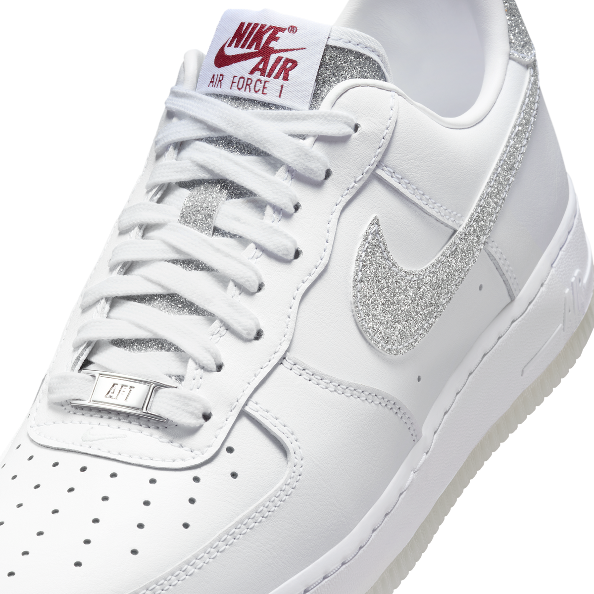 Nike Air Force 1 Low '07 LX Glitter Swoosh White (Women's)