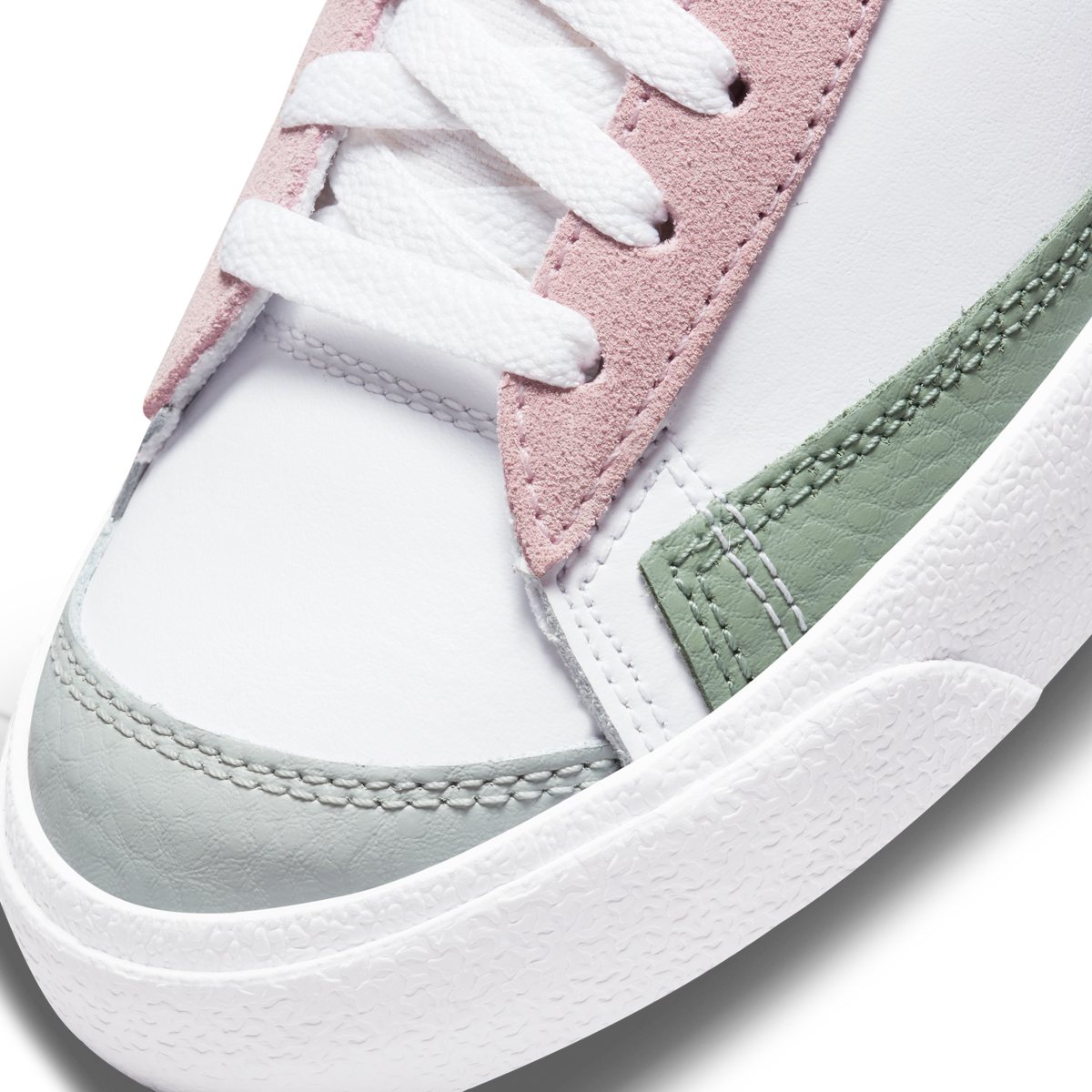 Nike Blazer Mid 77 White Pink Green Yellow (Women's) | DN5052-100